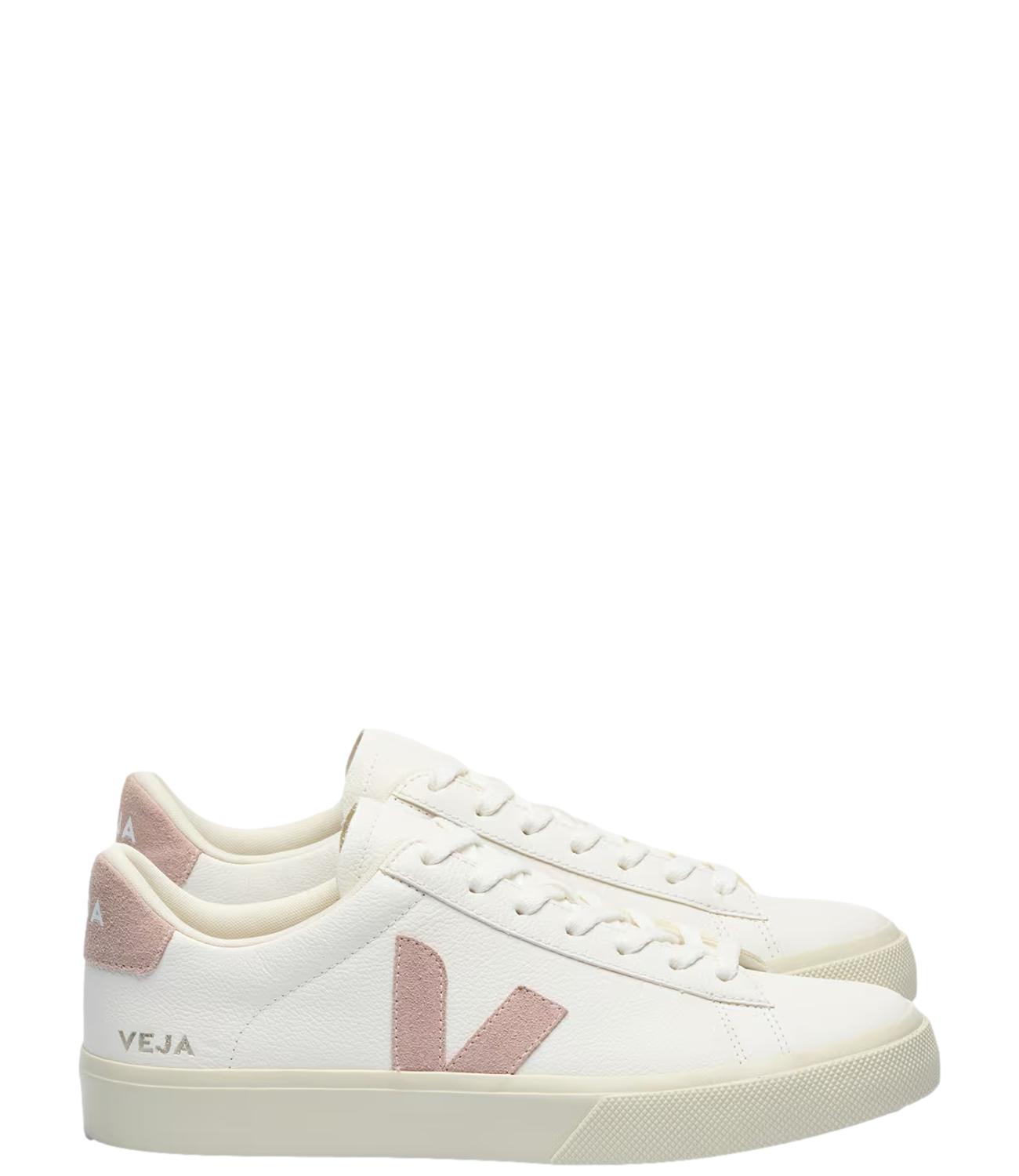 Sneakers bianca rosa