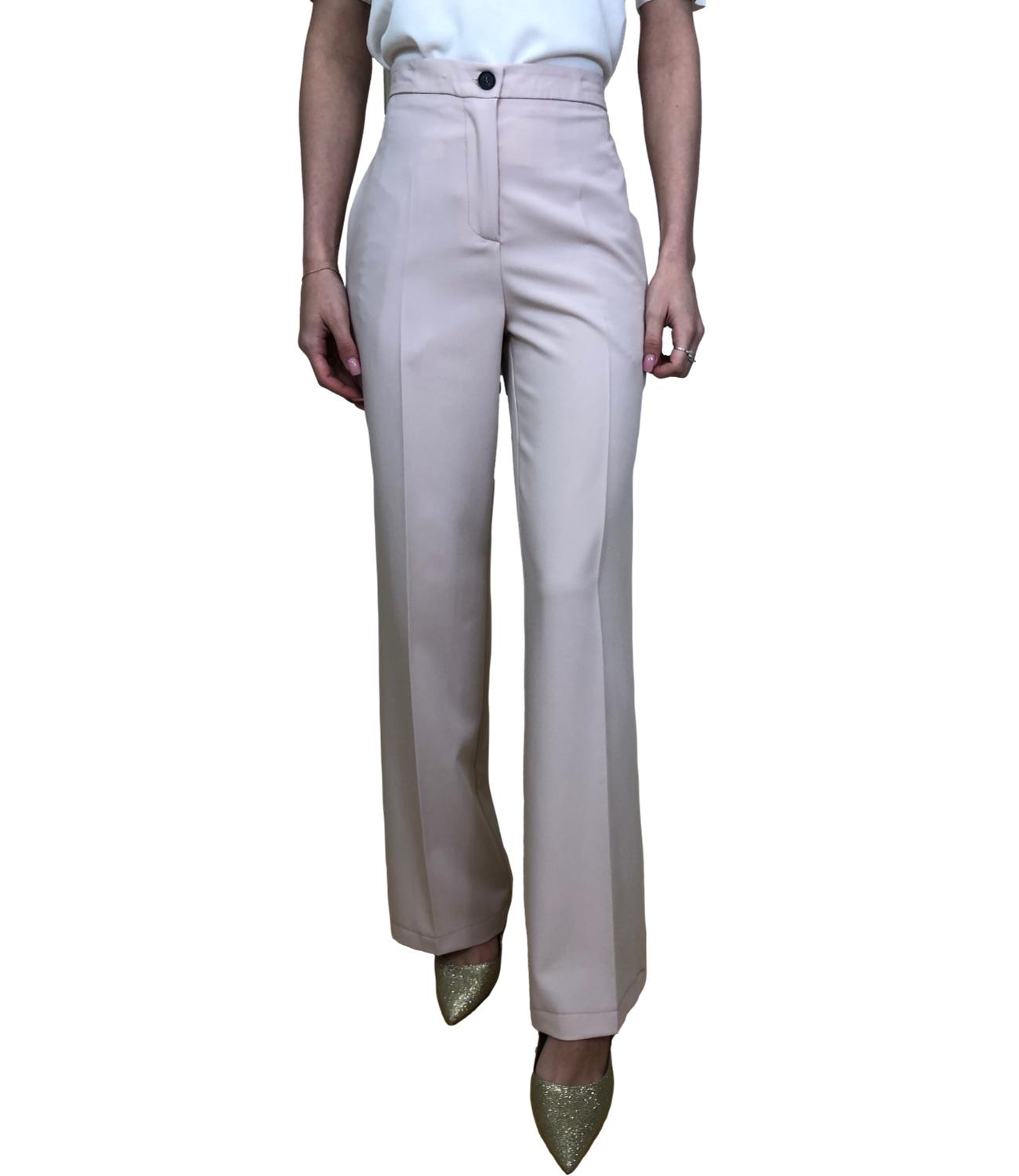 Vicolo pantalone rosa cipria donna