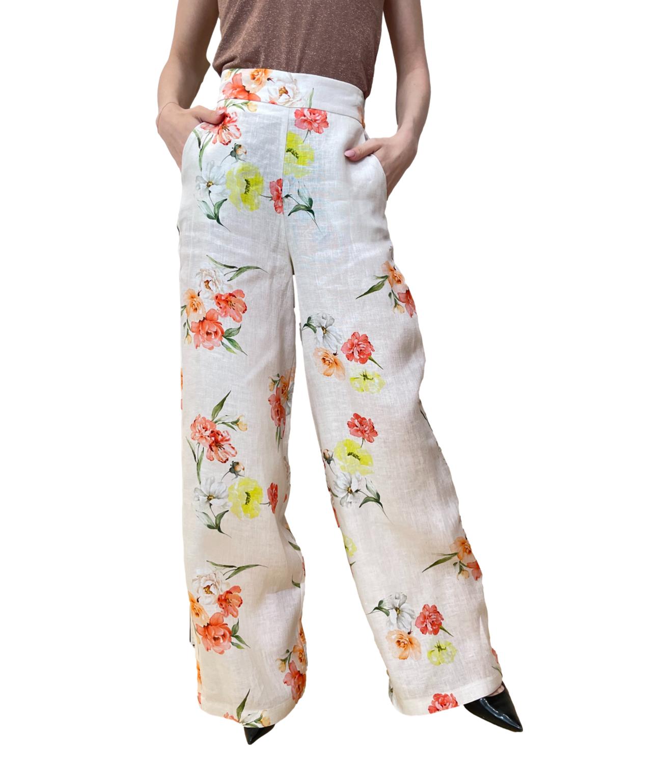 Vicolo pantalone multicolor donna