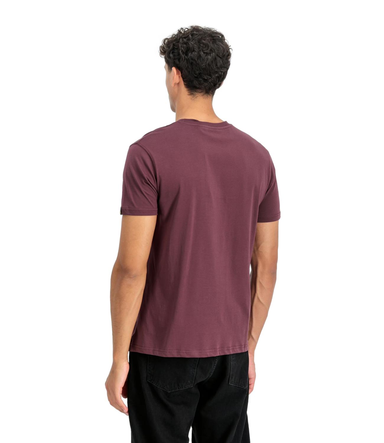T-Shirt Alpha Industries SS188505 Uomo - Deep Maroon