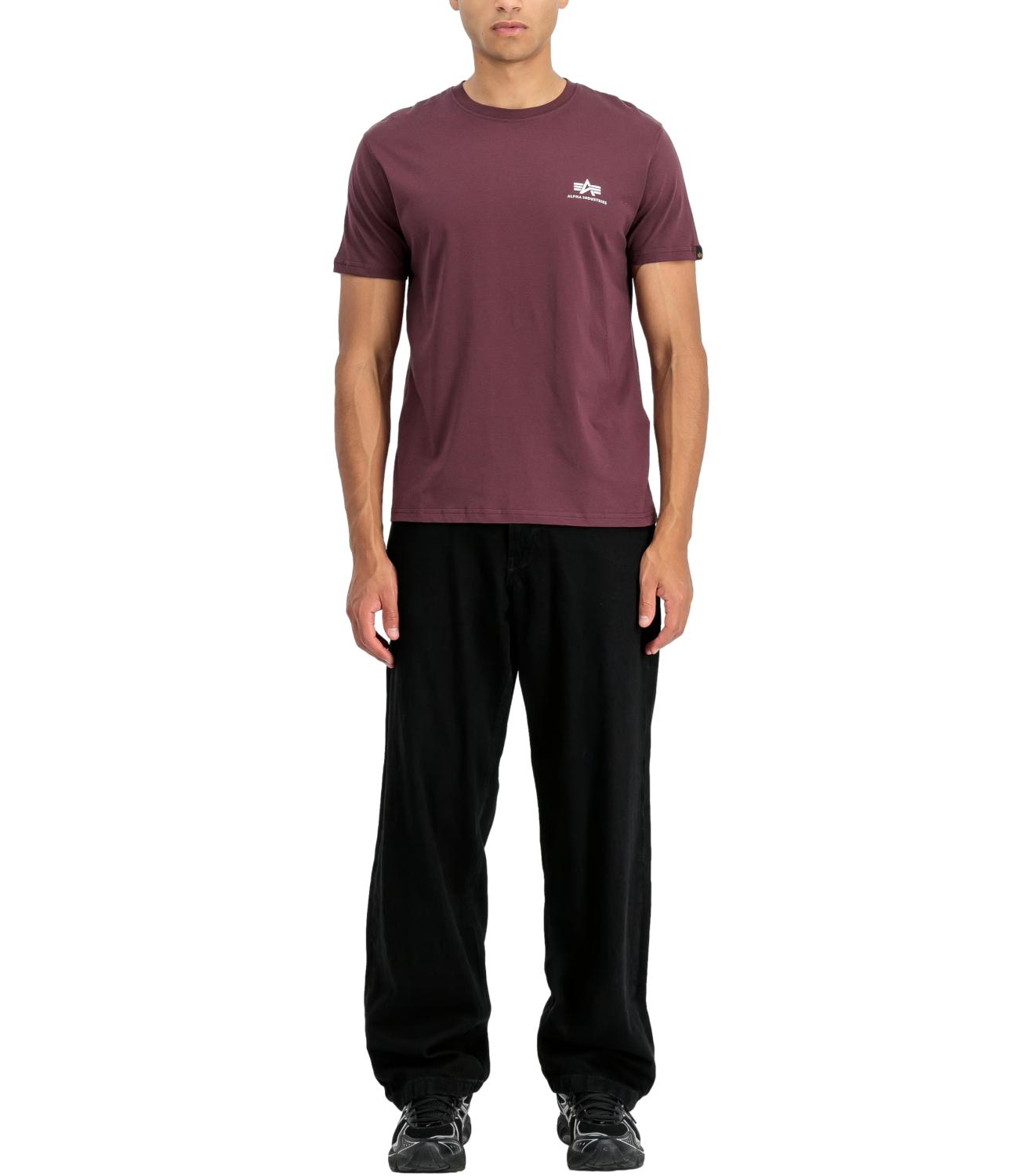 T-Shirt Alpha Industries SS188505 Uomo - Deep Maroon