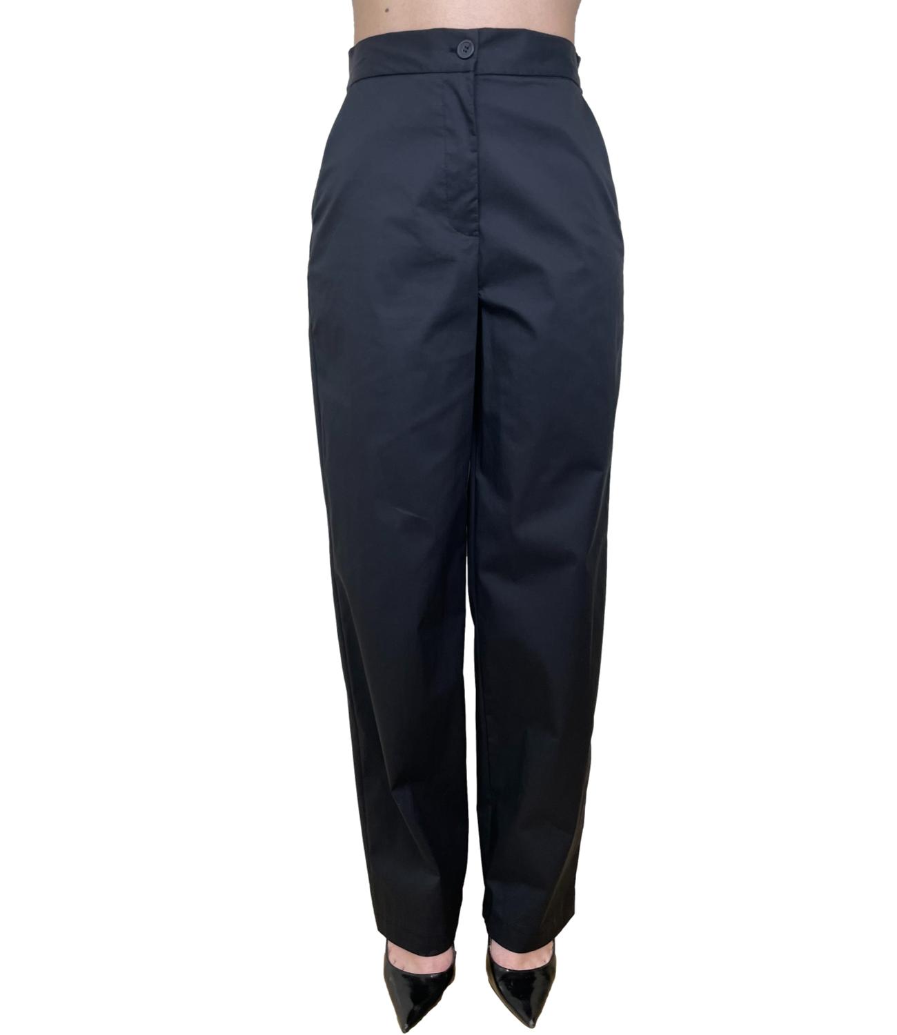 Angela Davis Pantalone Nero Donna
