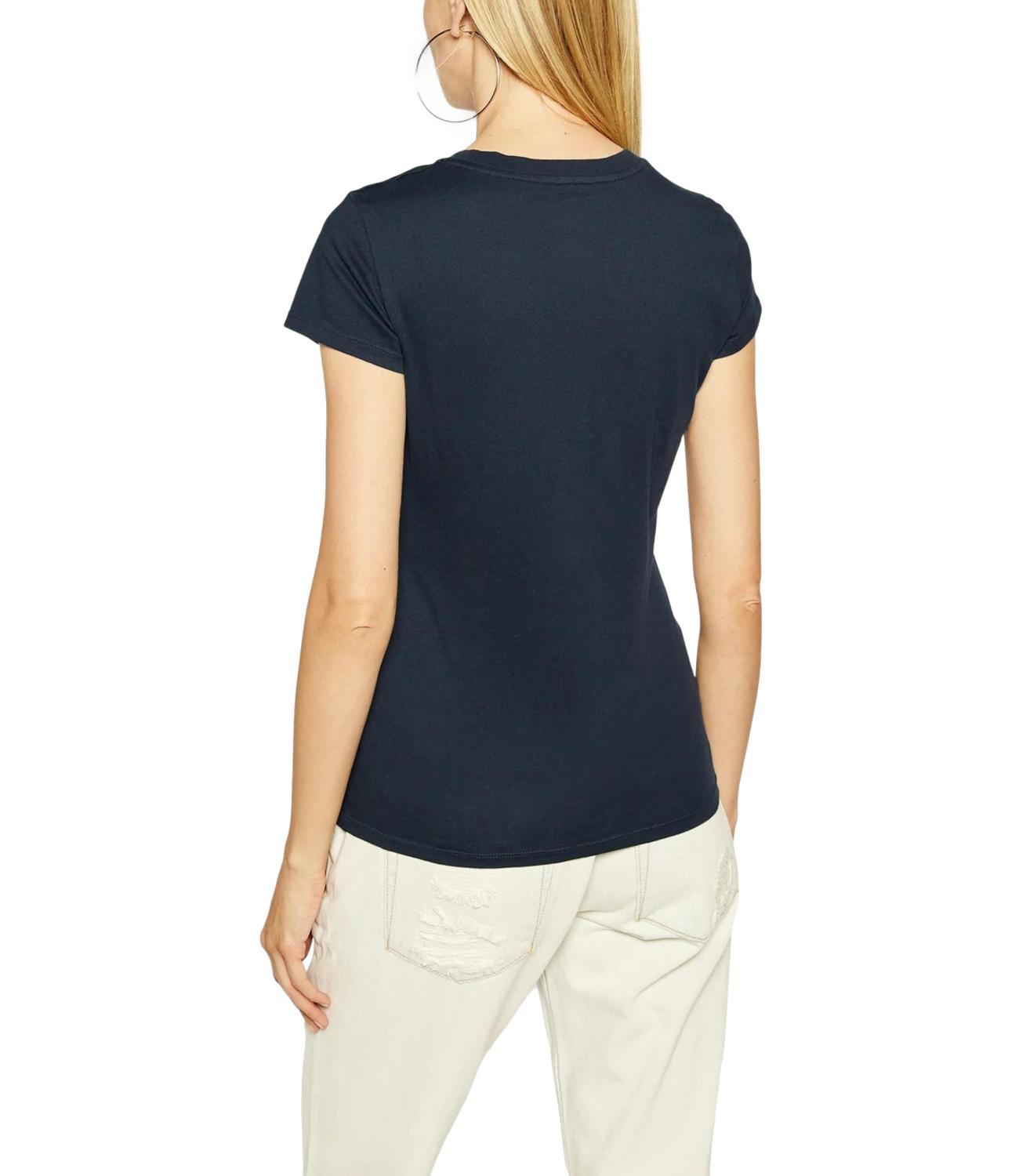 T-shirt AX blu navy silver