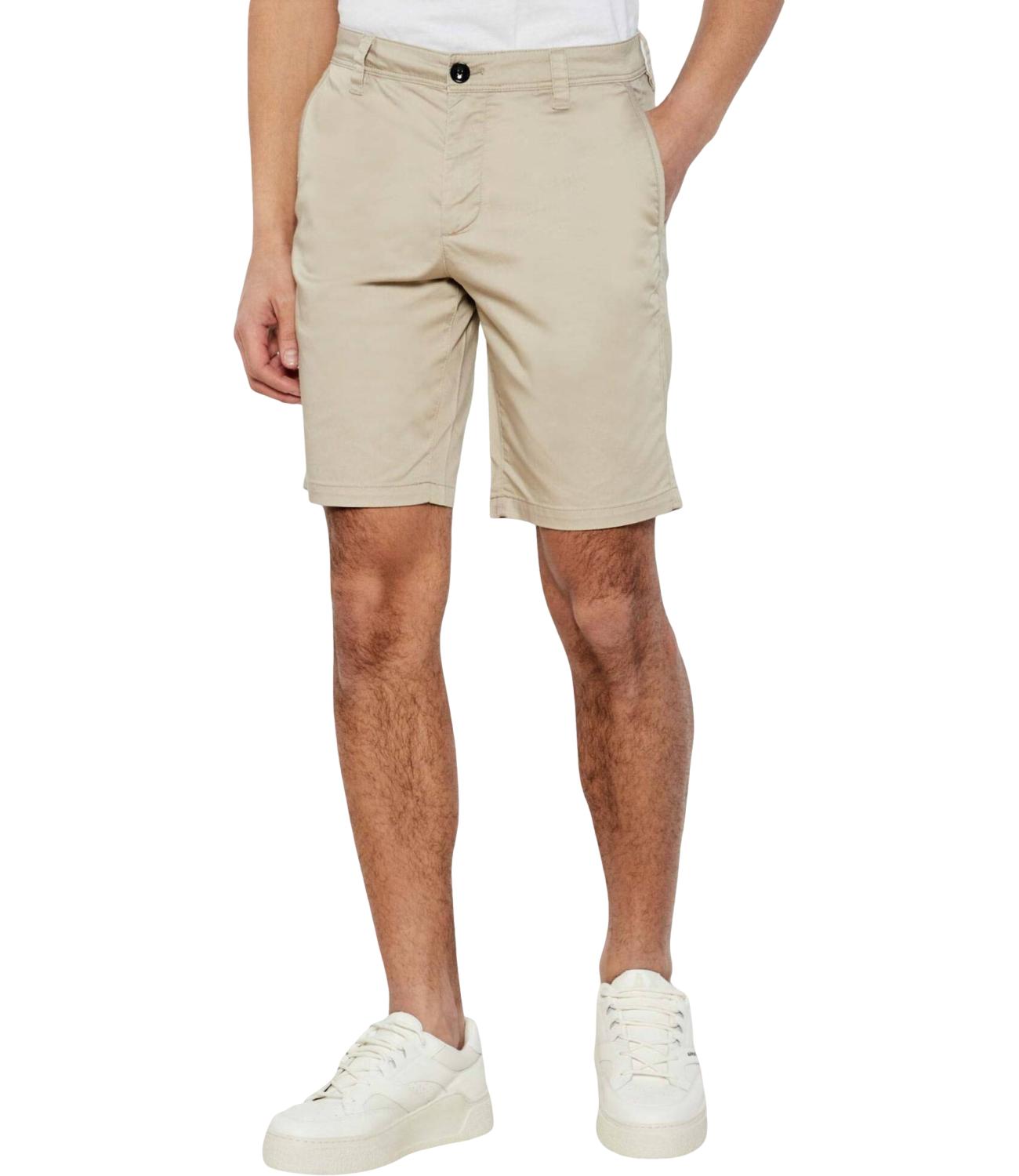 Bermuda chino beige Uomo