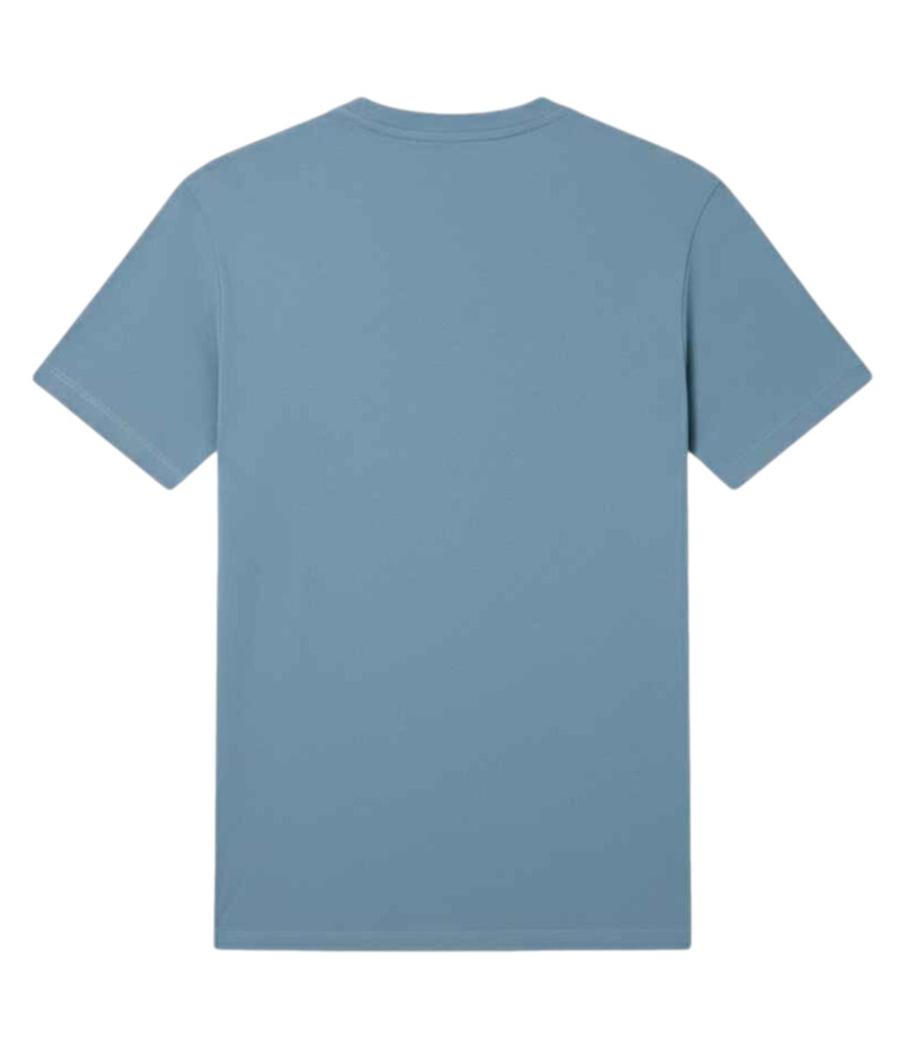 T-shirt Armani Exchange a maniche corte con logo tono su tono Blu Uomo