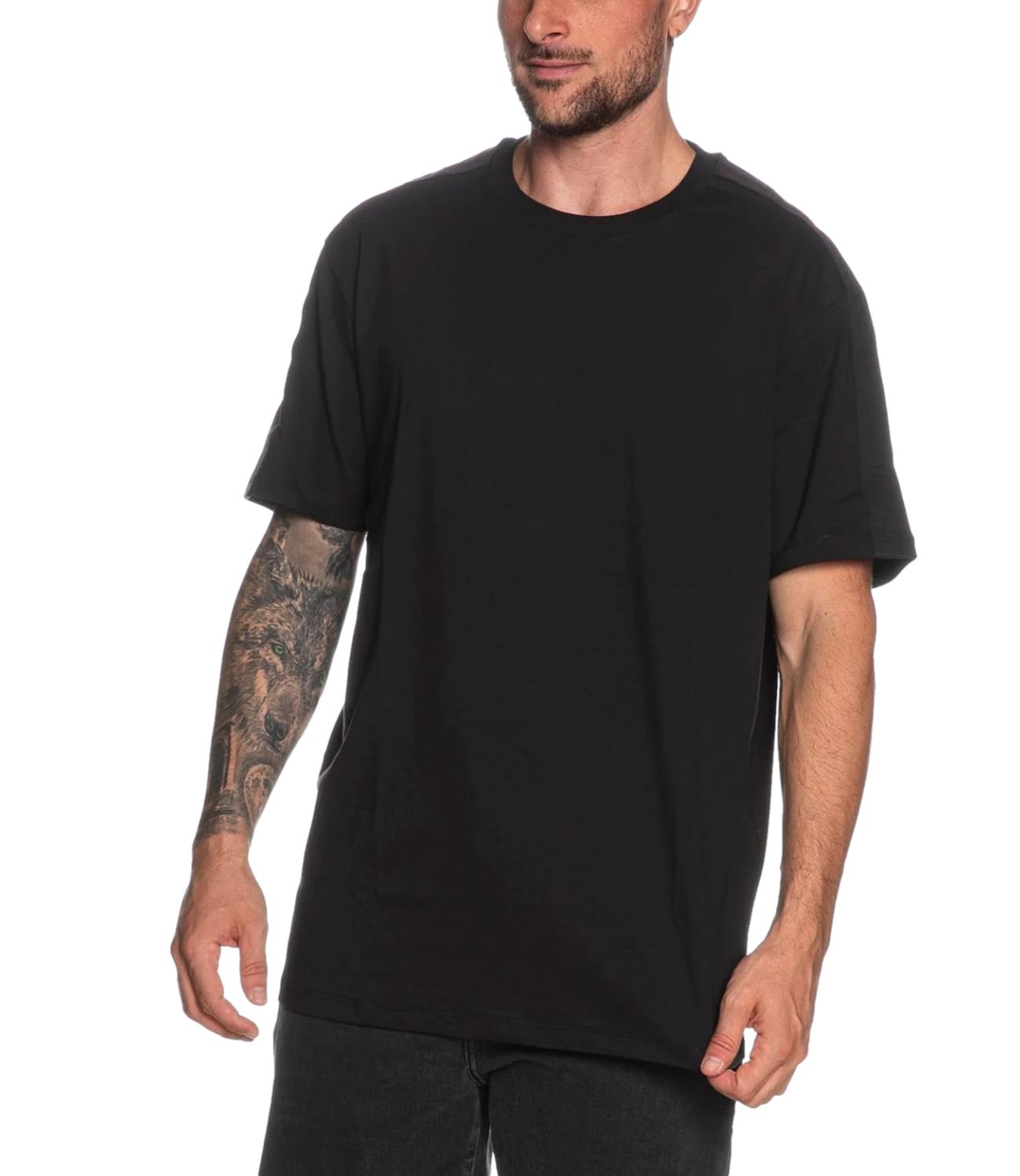 T-shirt nera basic Armani Exchange a maniche corte Uomo
