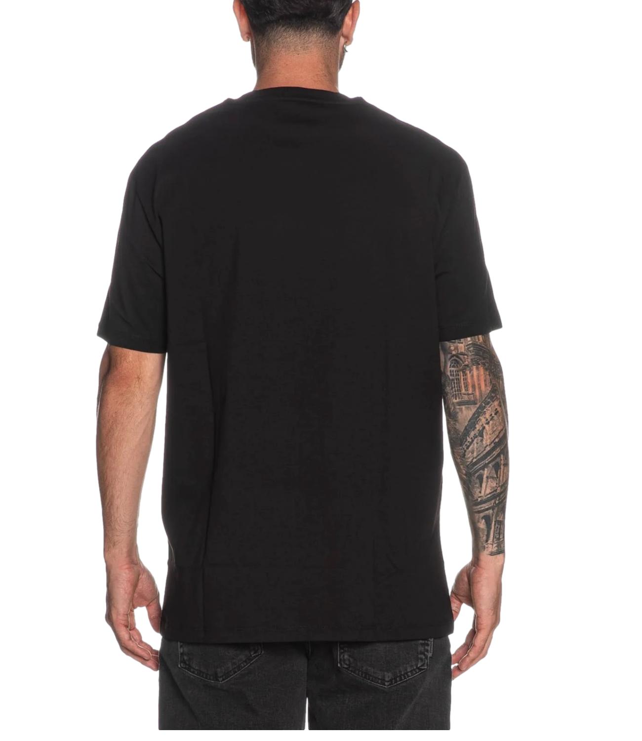 T-shirt nera basic Armani Exchange a maniche corte Uomo