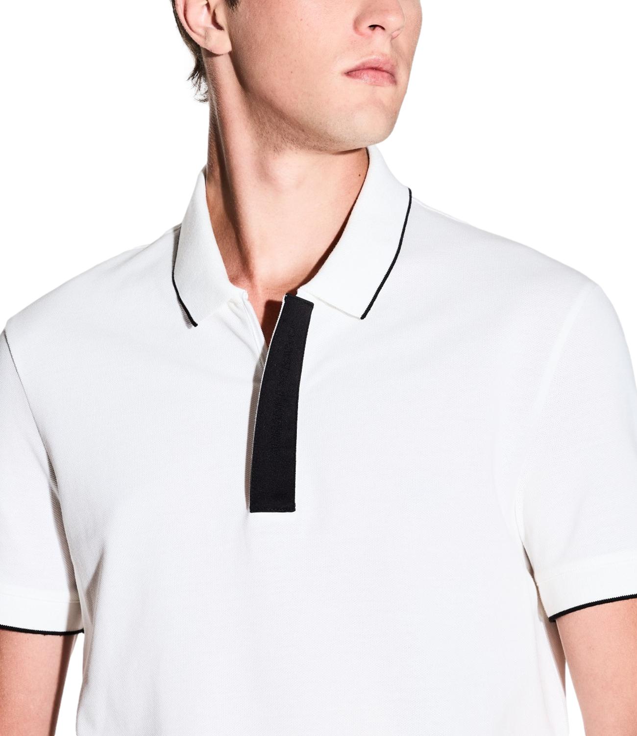 Polo AX bianca copertura nera