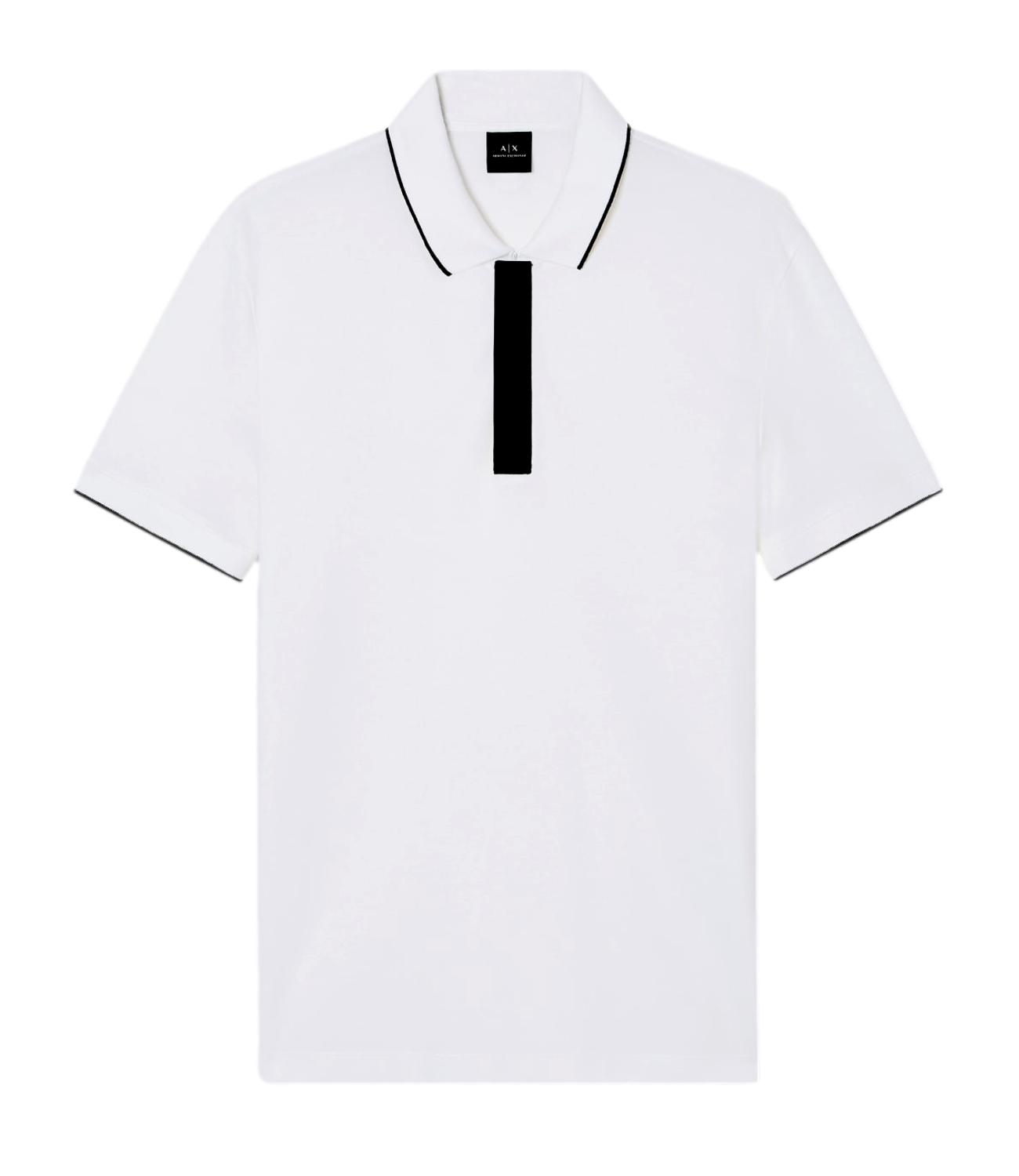 Polo AX bianca copertura nera