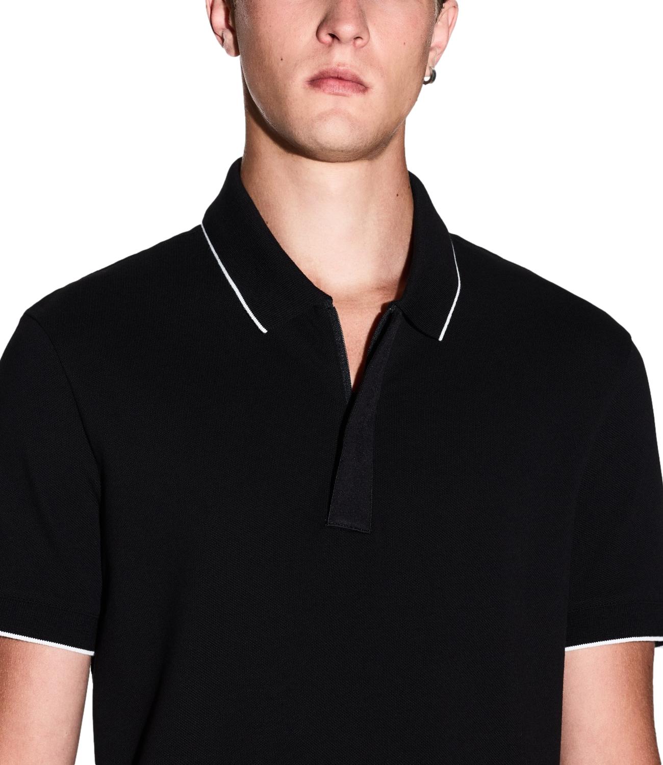 Polo AX nera con copertura nera tono su tono