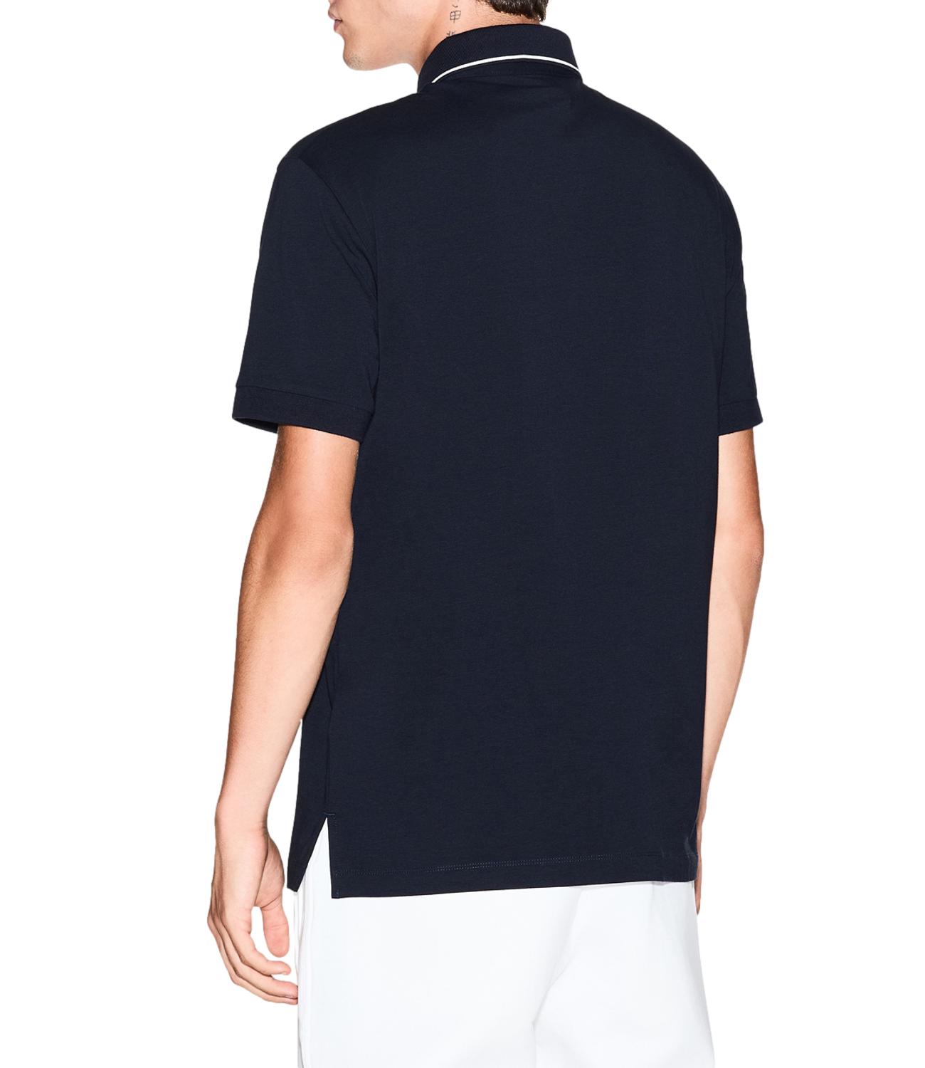 Polo blu navy con logo A|X Blu Navy Uomo