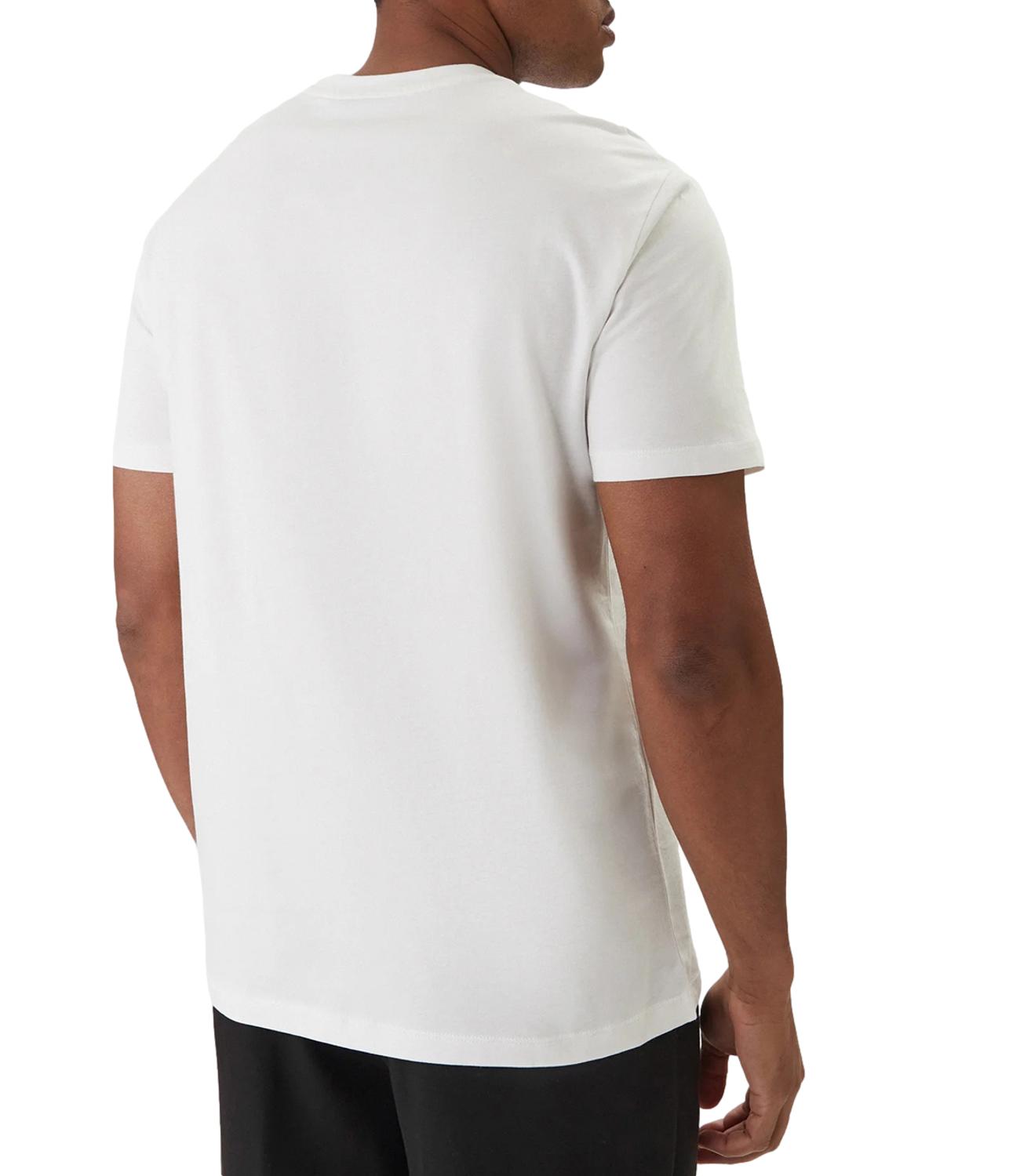 T-shirt bianca con logo A|X Bianca Uomo