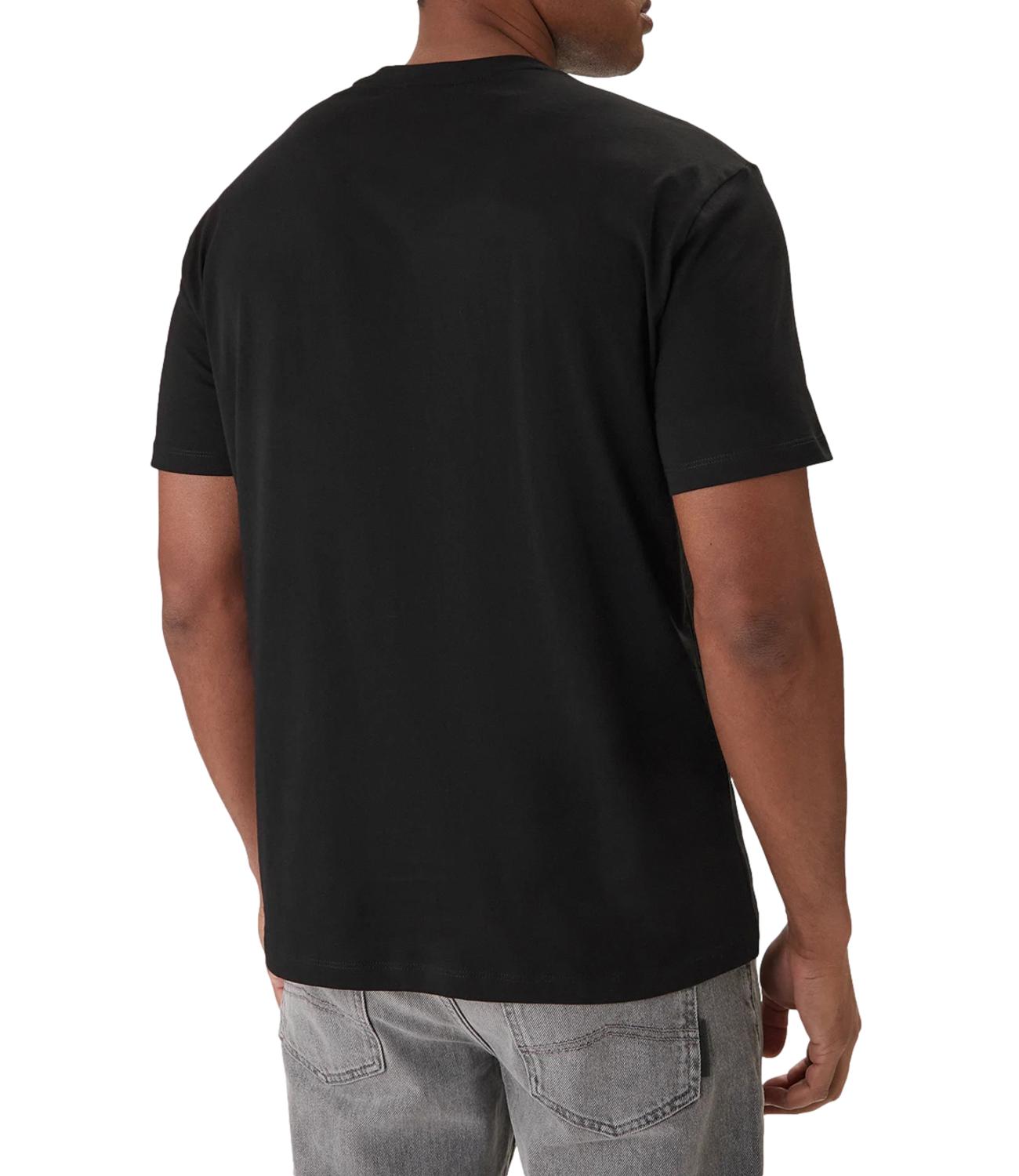 T-shirt nera con logo A|X Nera Uomo
