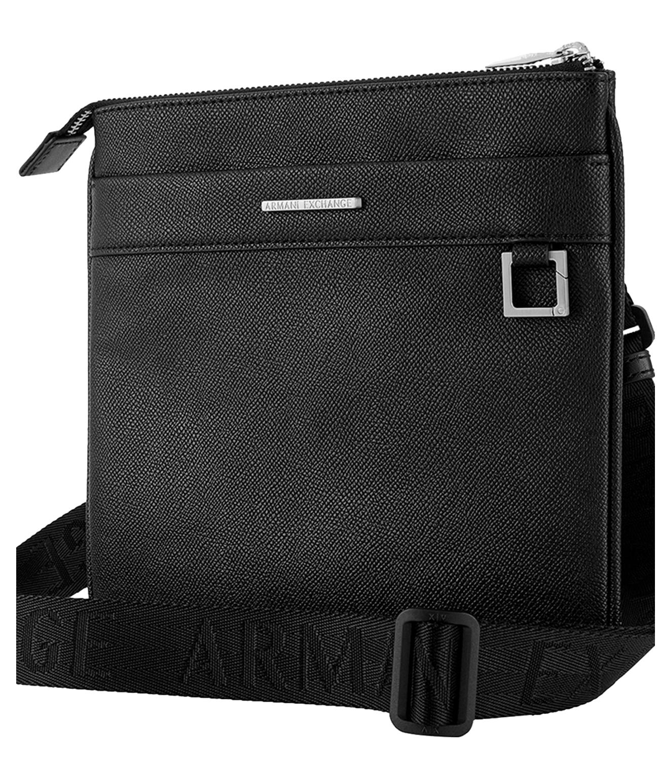 Borsa a tracolla Armani Exchange in ecopelle saffiano