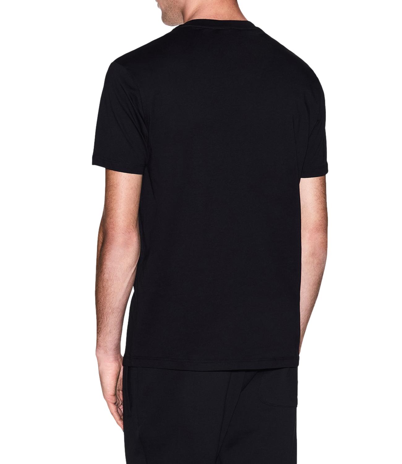 T-shirt Armani Exchange regular fit con patch logo dorata