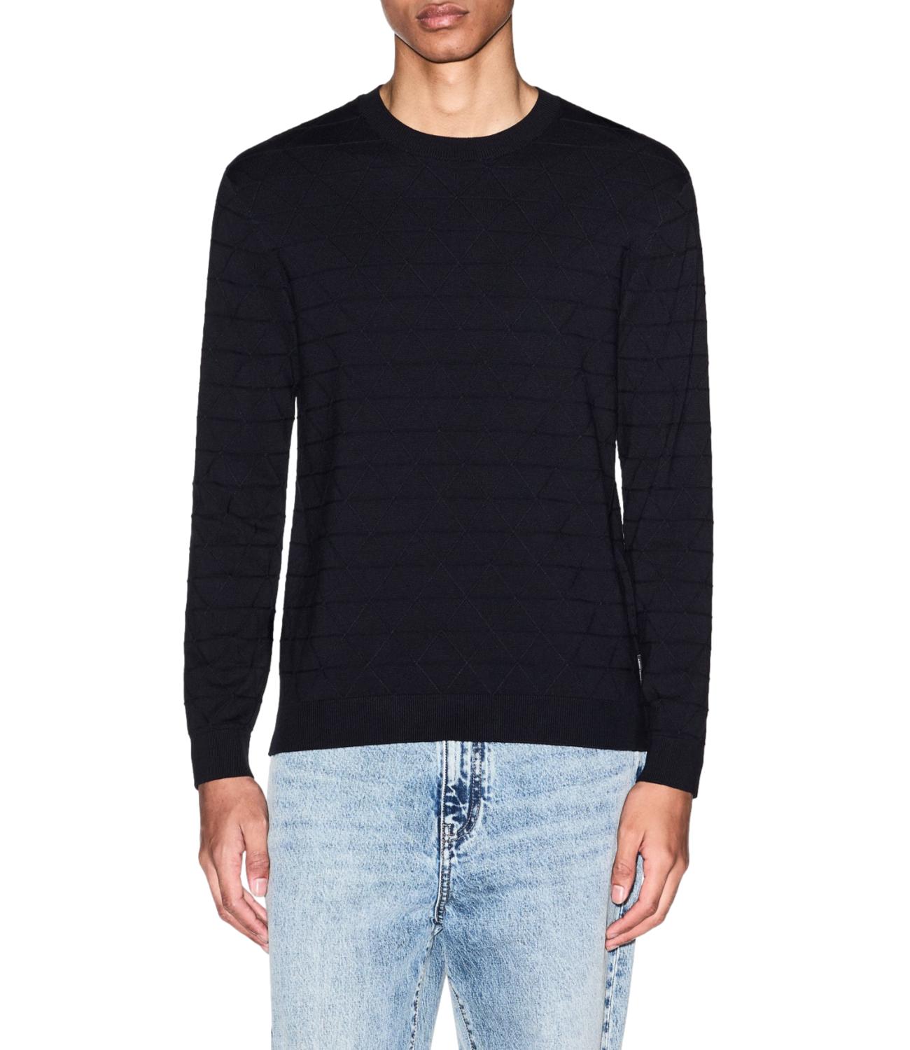 Pullover Armani Exchange XM002435AF10454 Uomo - Deep Navy Rhombus
