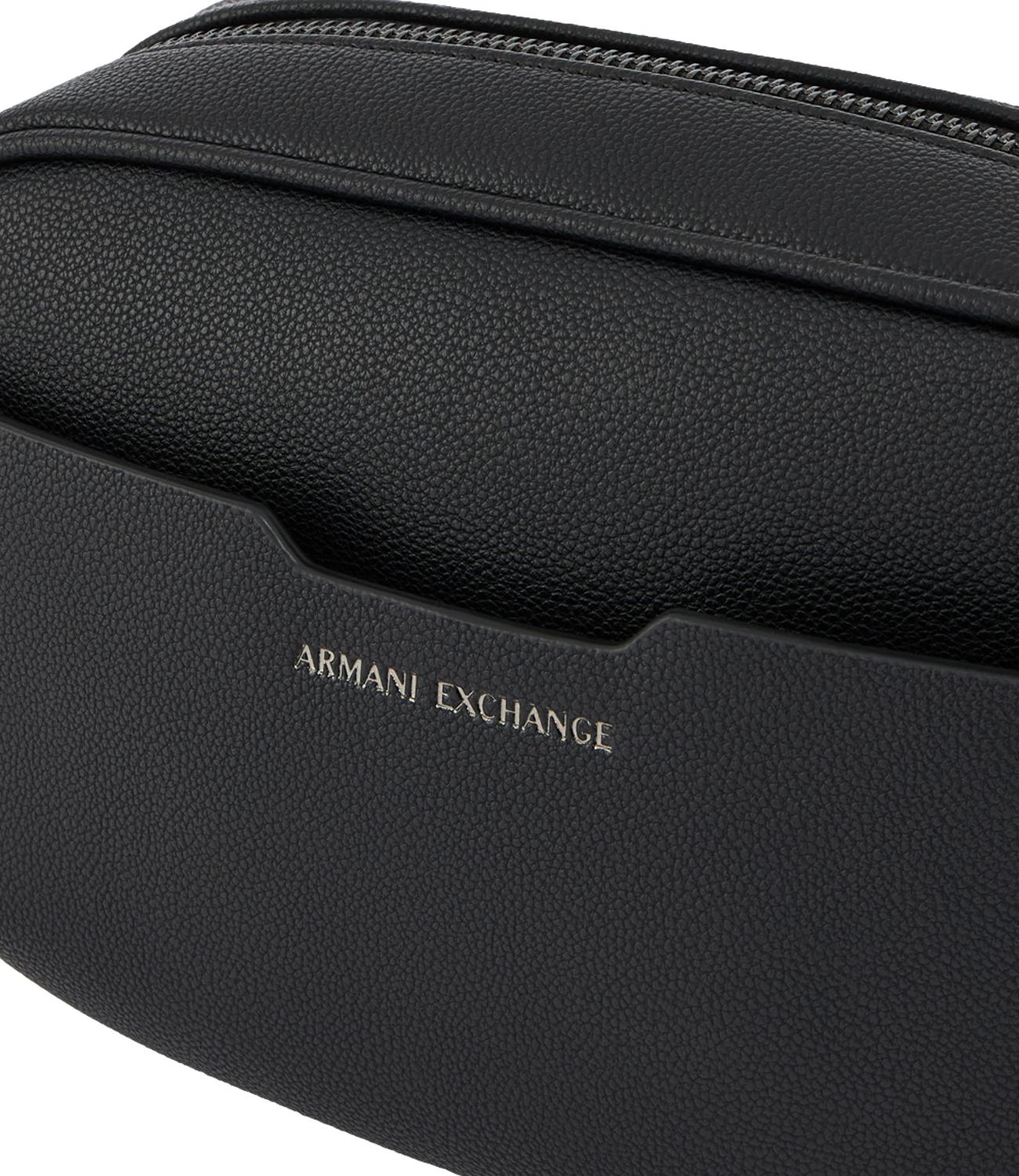 Armani Exchange Washbags in tessuto tecnico Nera Uomo