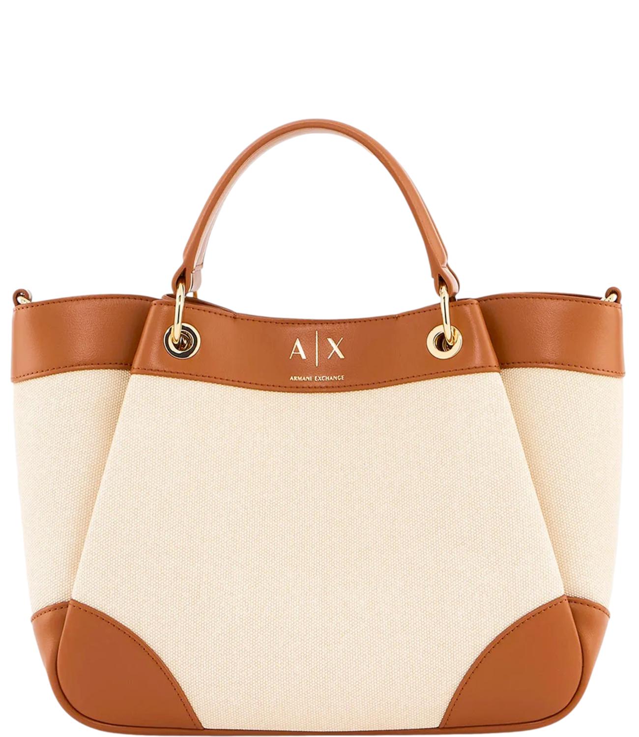 Borsa Armani Exchange XW000393AF22518 Donna - Natural / Saline Cla