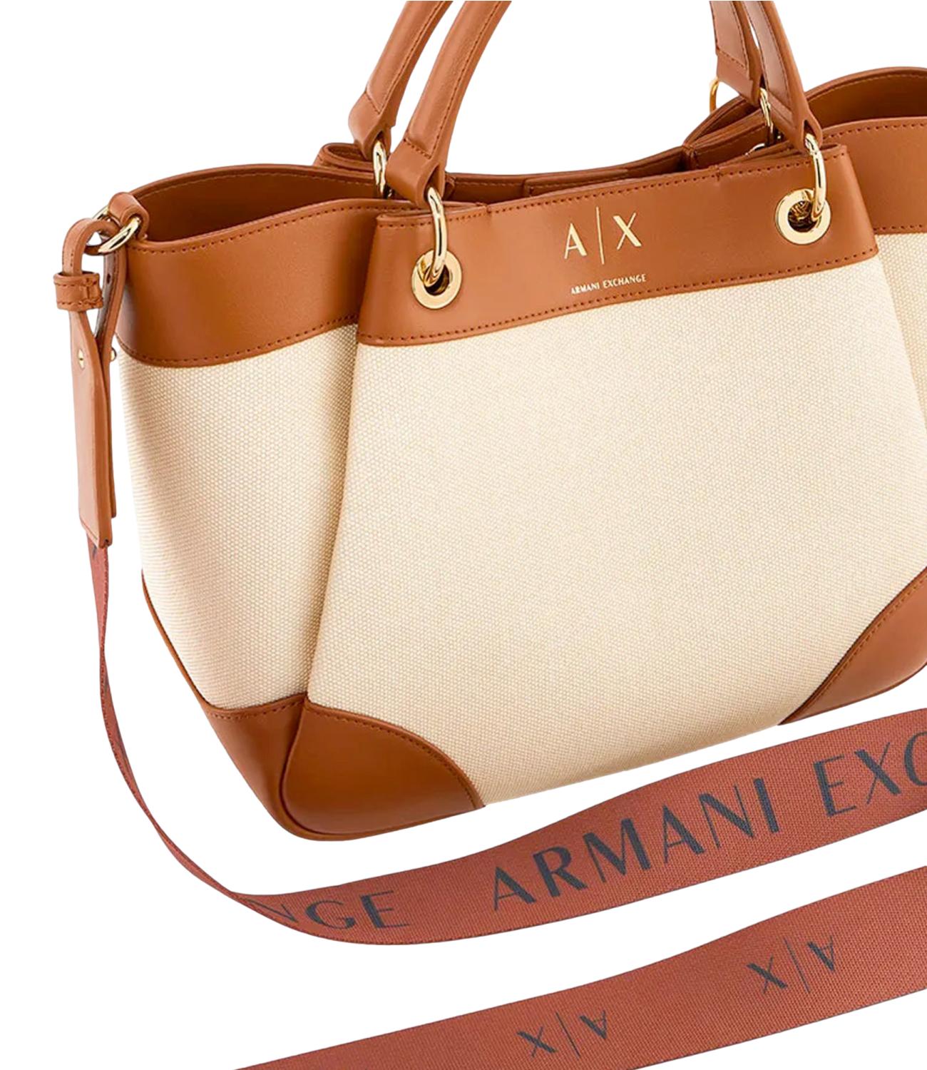 Borsa Armani Exchange XW000393AF22518 Donna - Natural / Saline Cla
