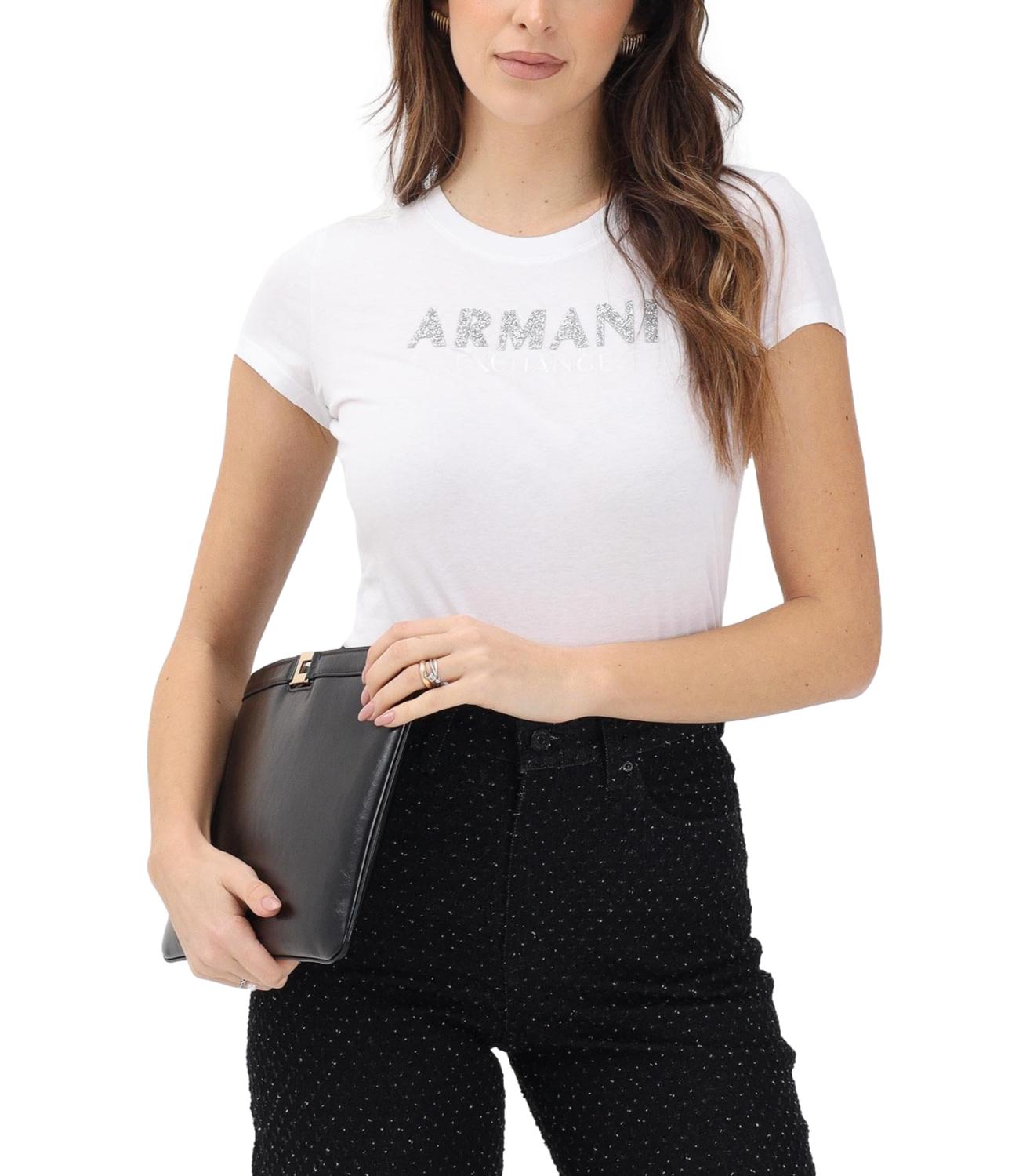 T-Shirt Armani Exchange XW002106AF10356 Donna - Optic White