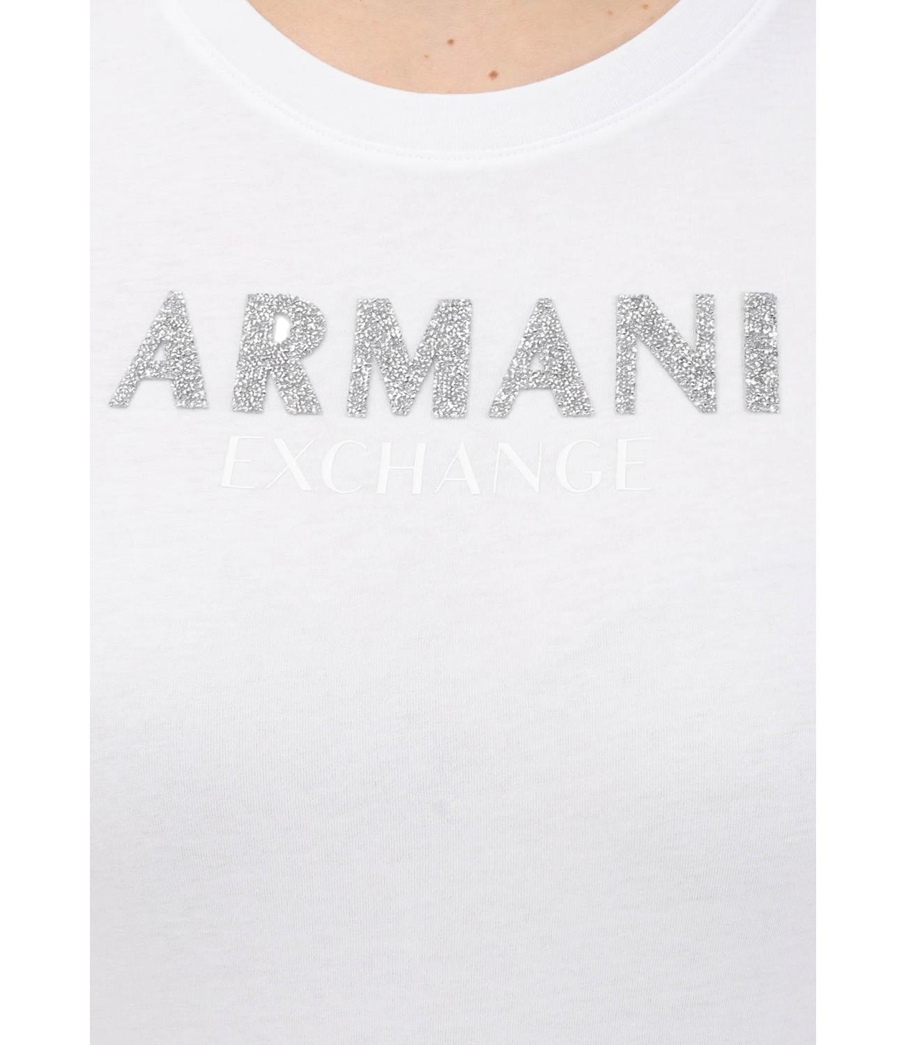 T-Shirt Armani Exchange XW002106AF10356 Donna - Optic White