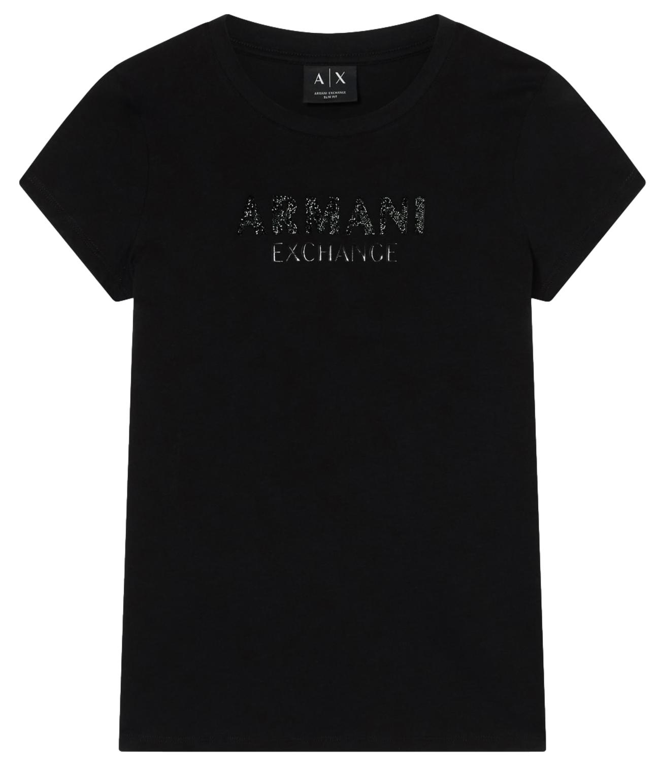 Armani Exchange T-Shirt nero donna
