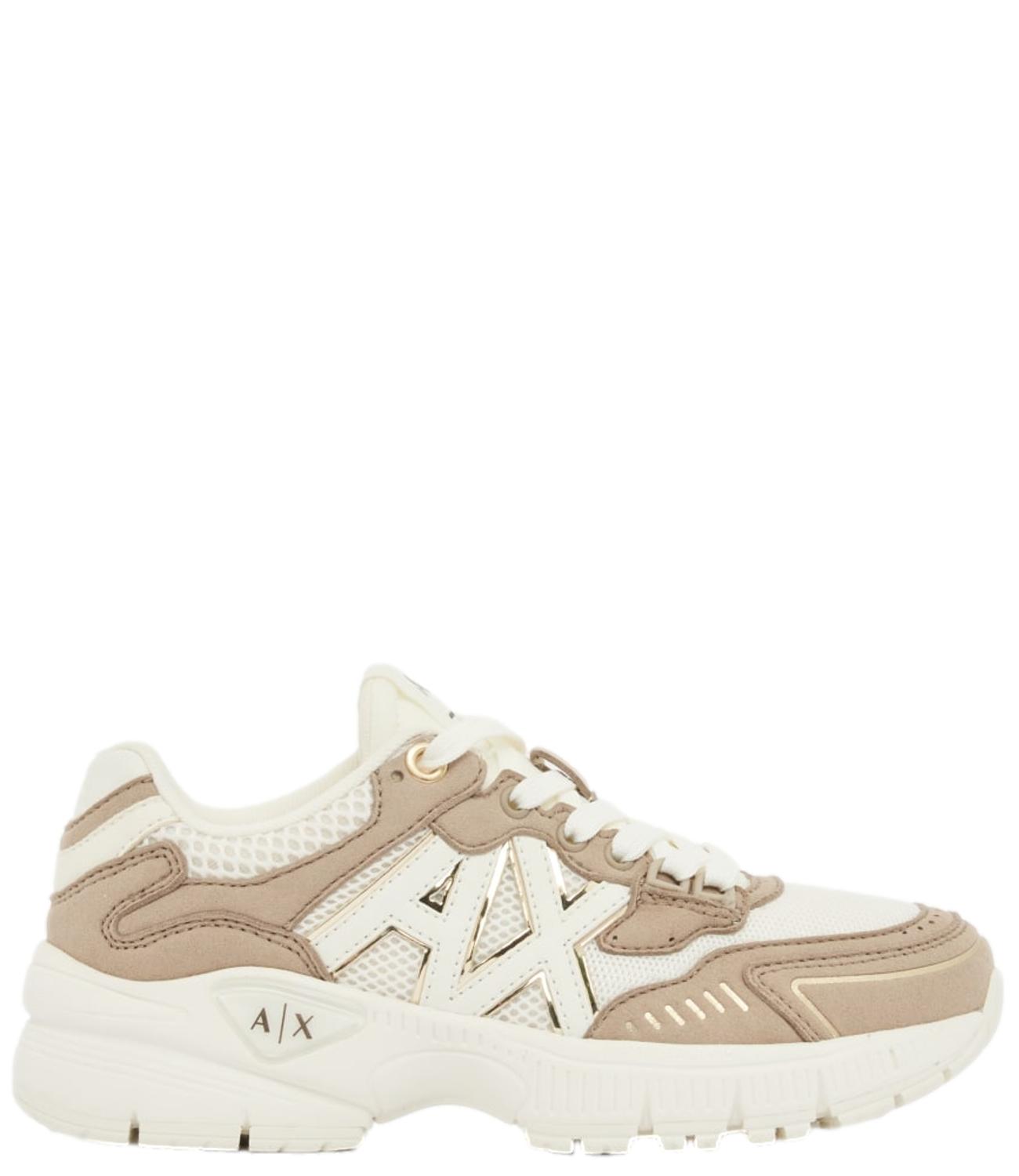 Sneakers AX in Microsuede beige donna
