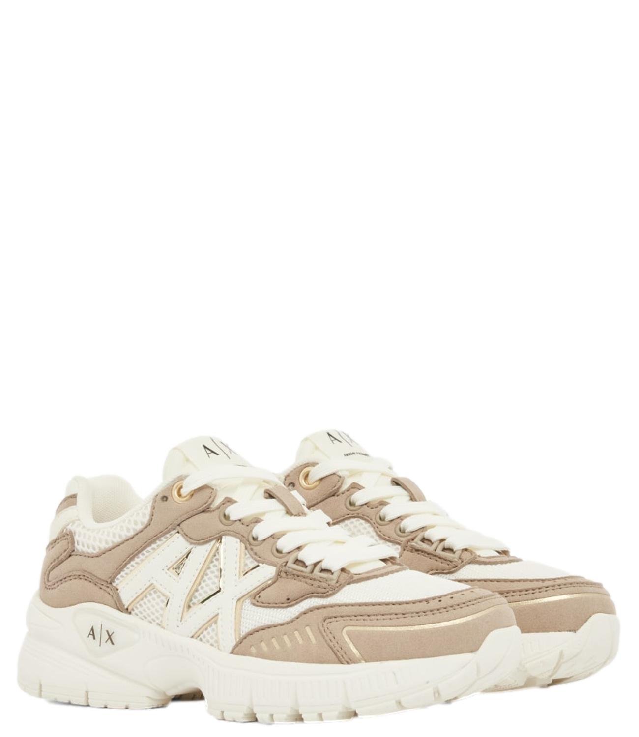 Sneakers AX in Microsuede beige donna