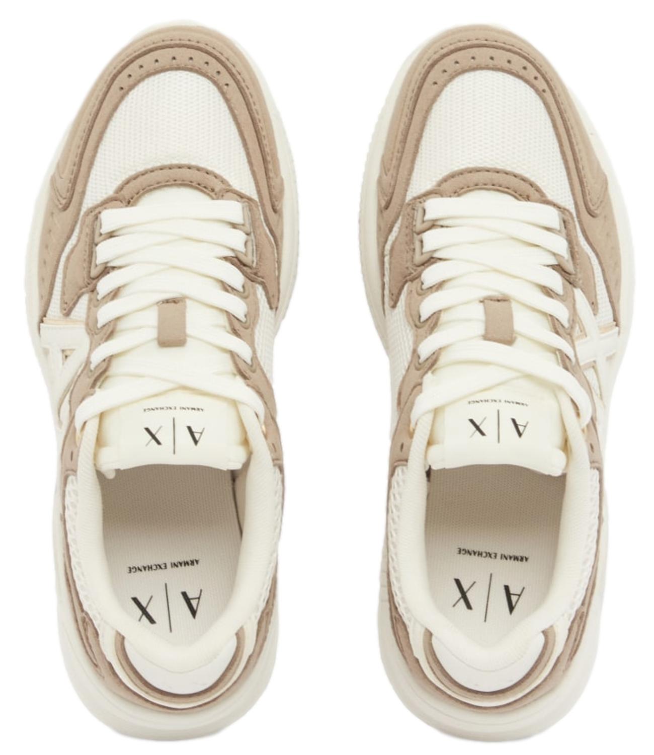 Sneakers AX in Microsuede beige donna