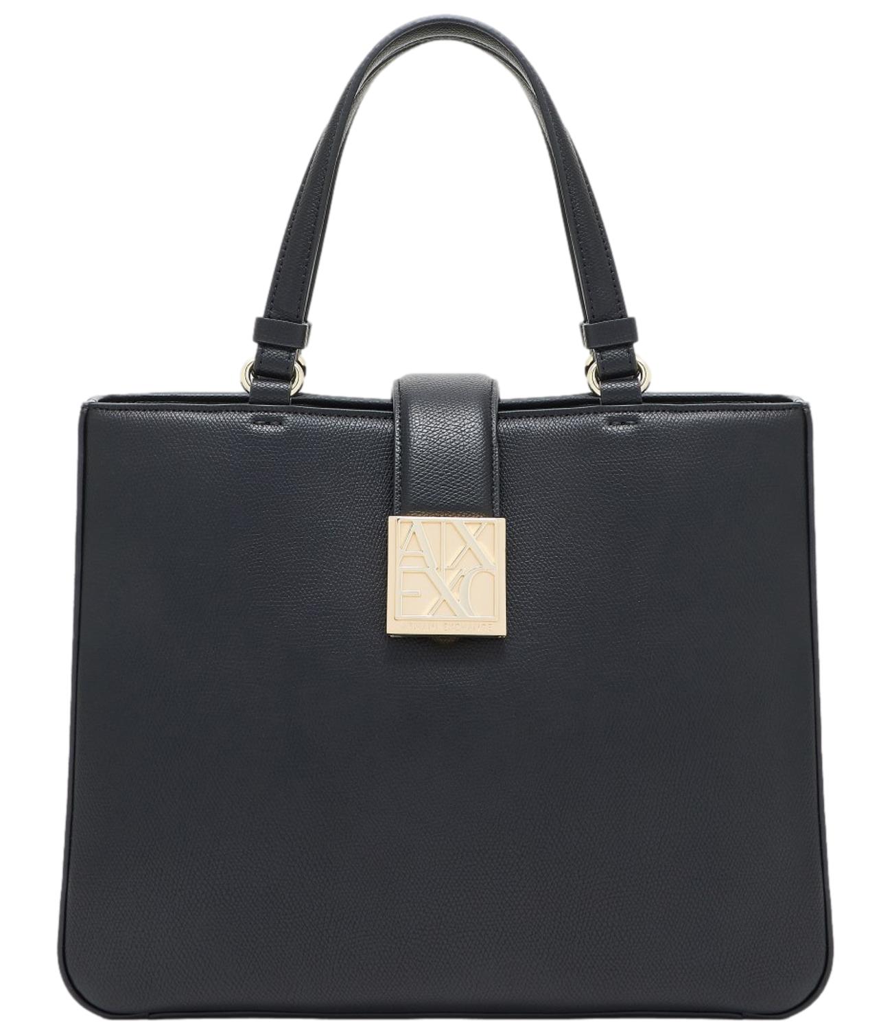 Armani Exchange Shopping Bag nero donna