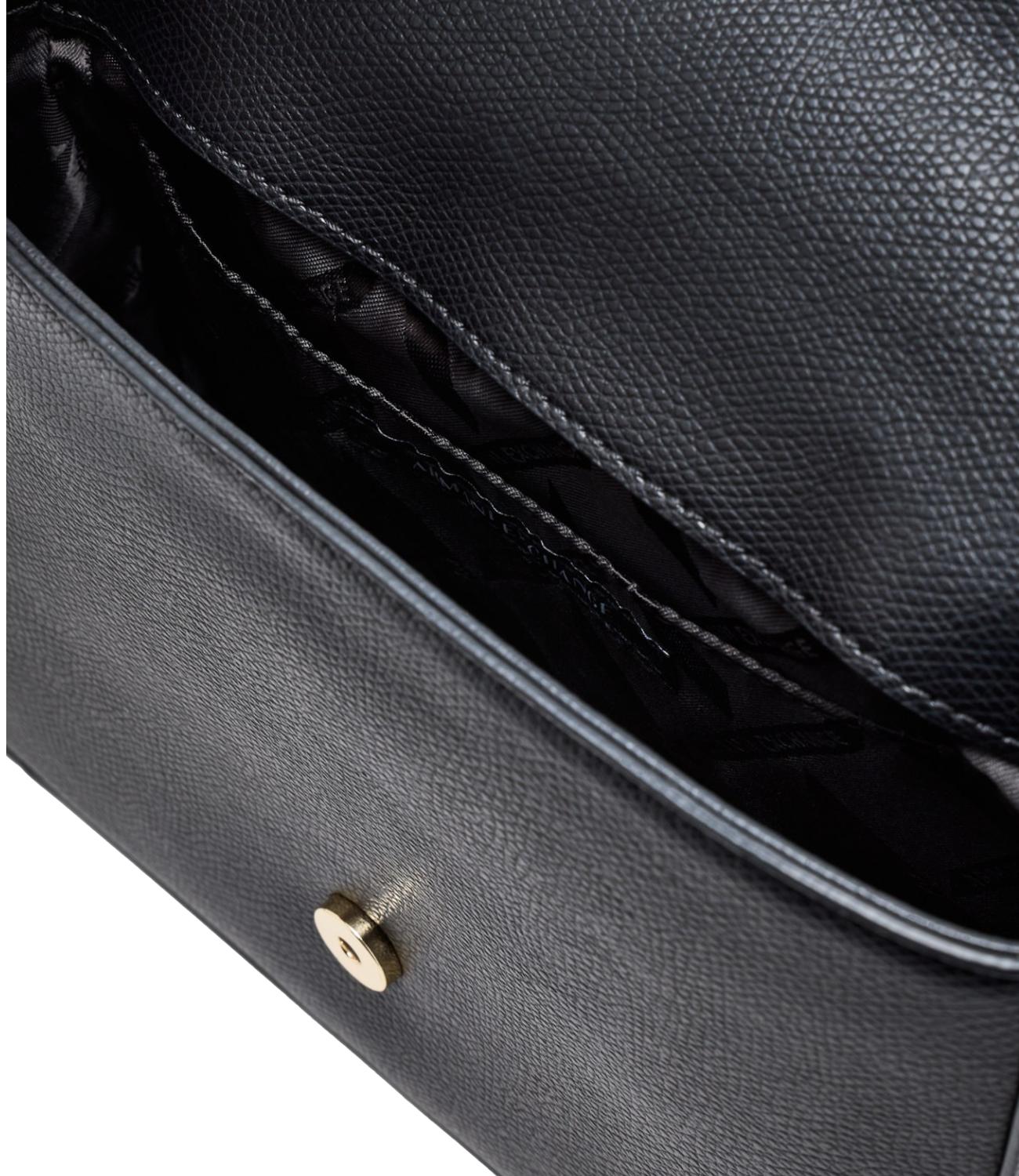 Borsa a tracolla Armani Exchange con logo A|X Nera Donna