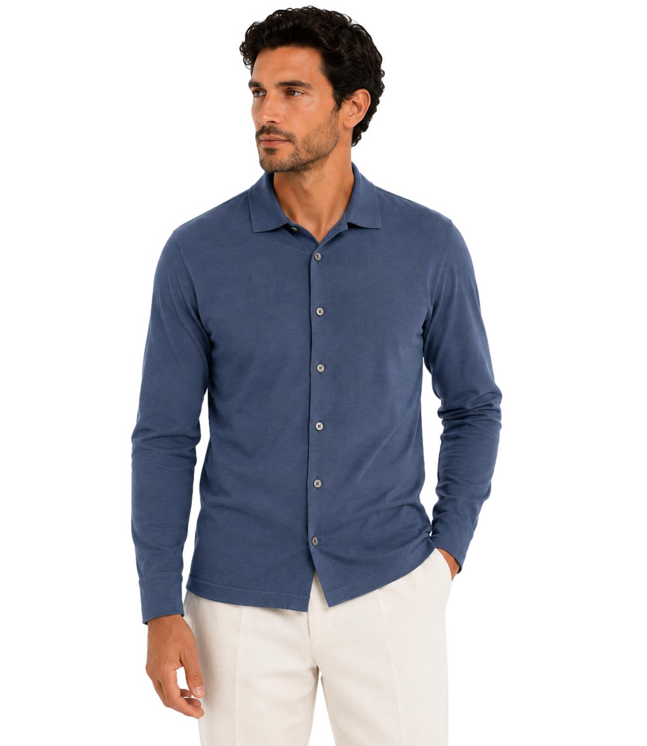 Polo At.p.co A32450C300 Uomo - Blu Scuro
