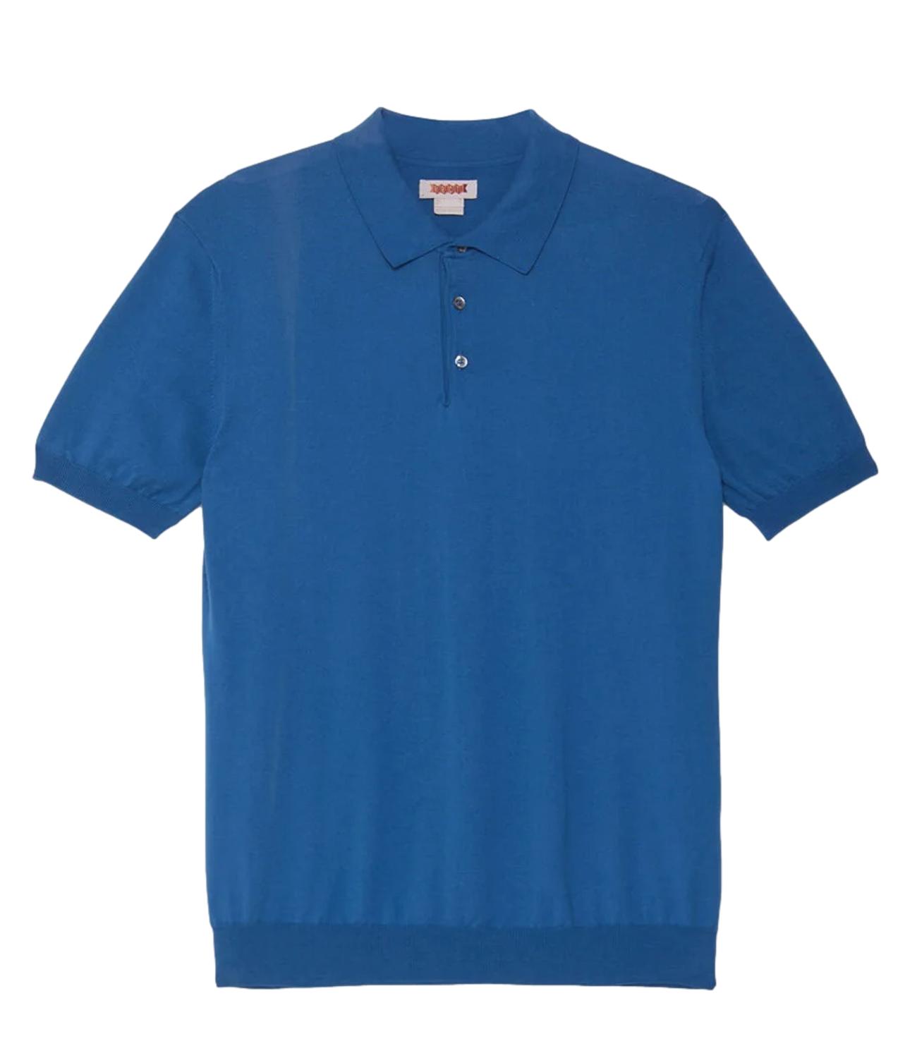 Ss Polo Knit deep water