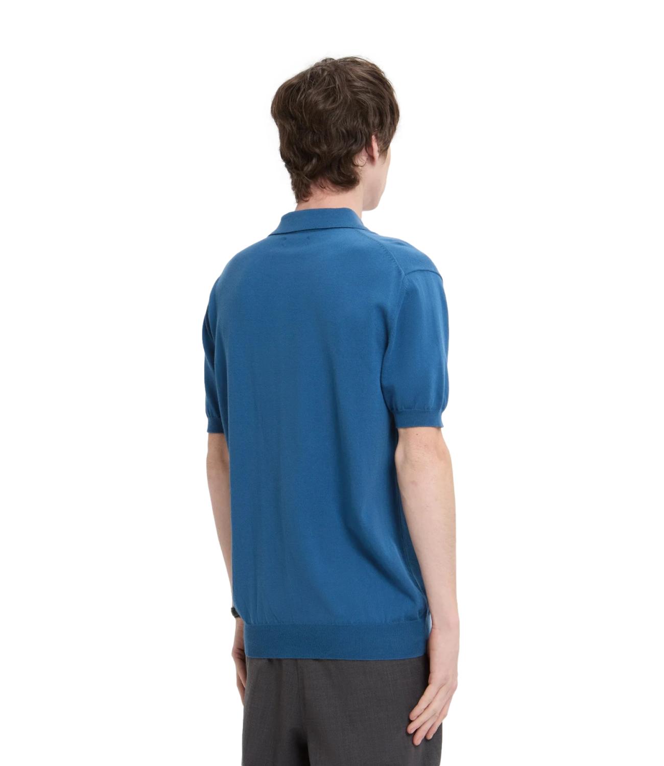 Ss Polo Knit deep water