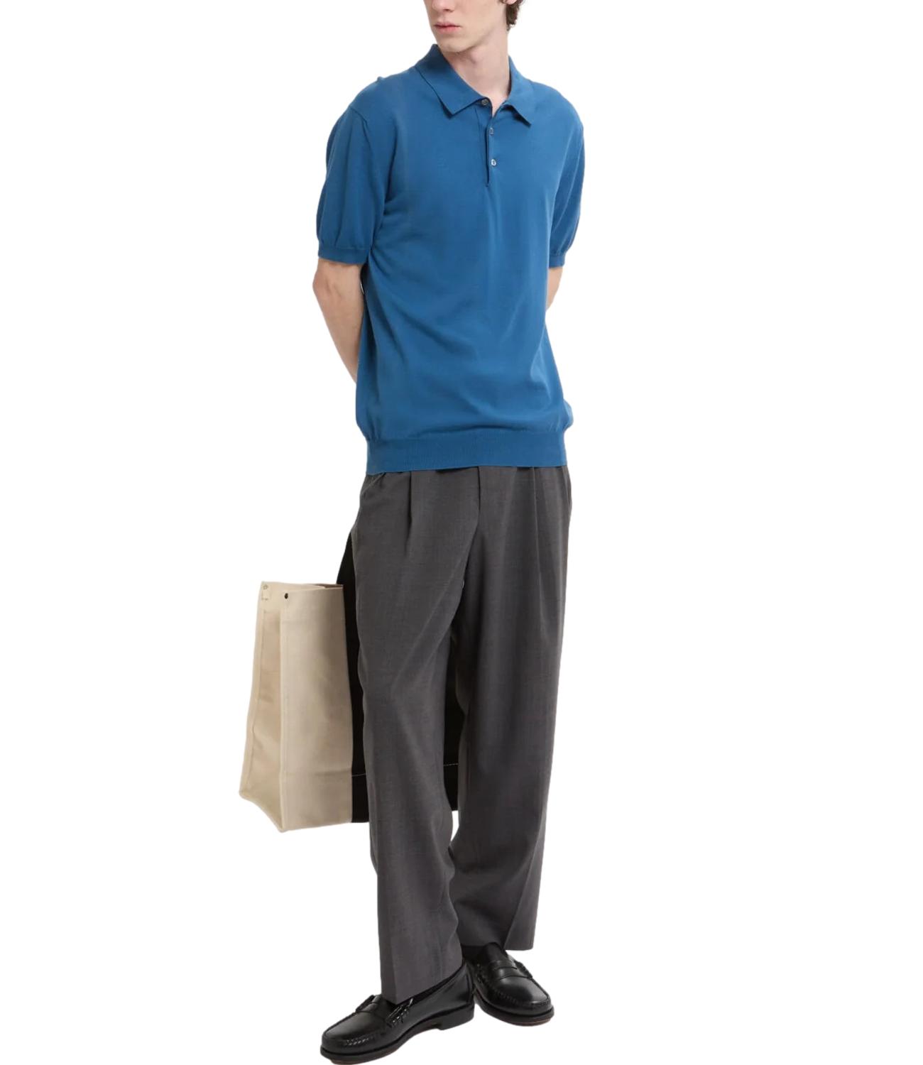 Ss Polo Knit deep water