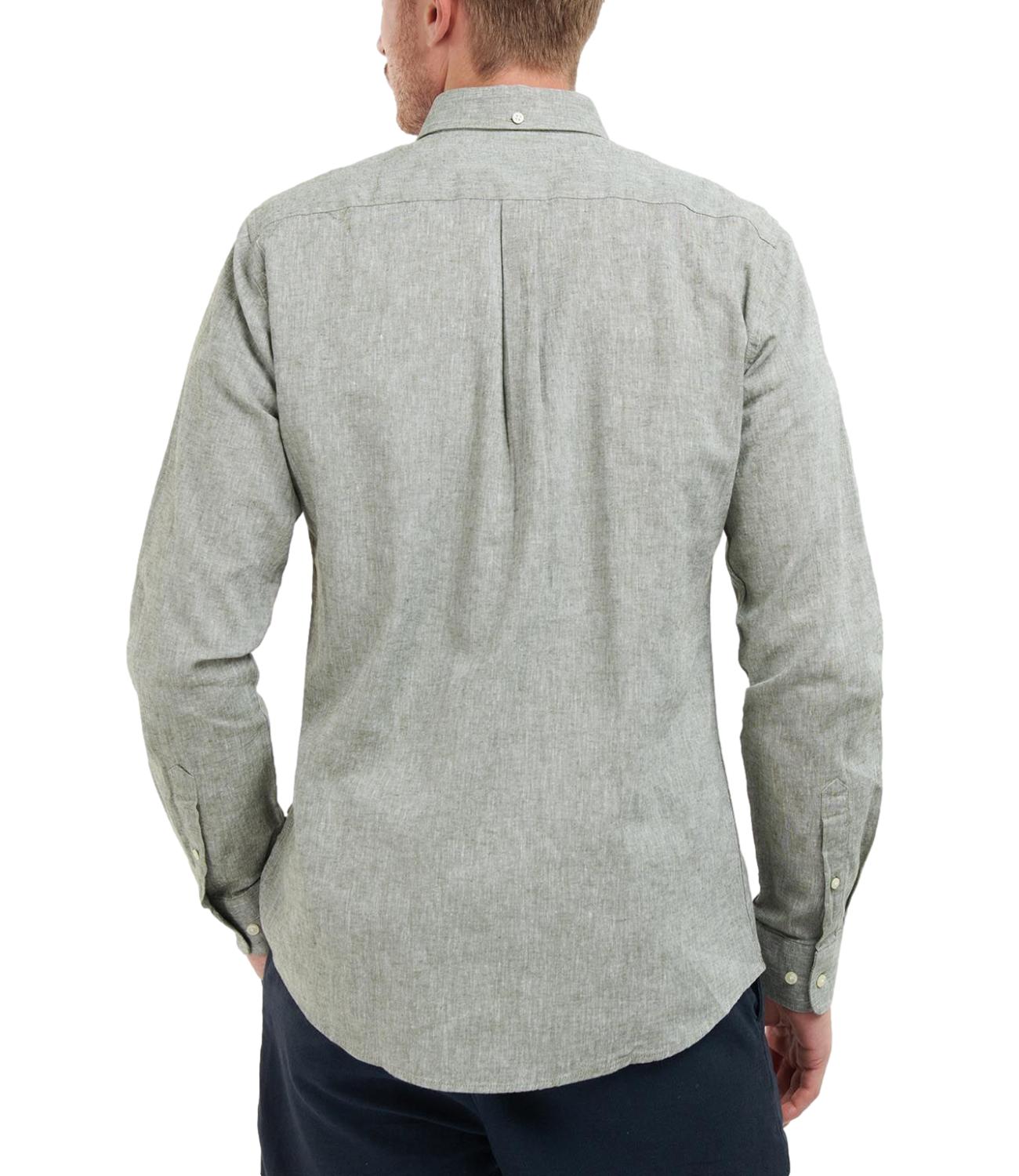 camicia salvia uomo