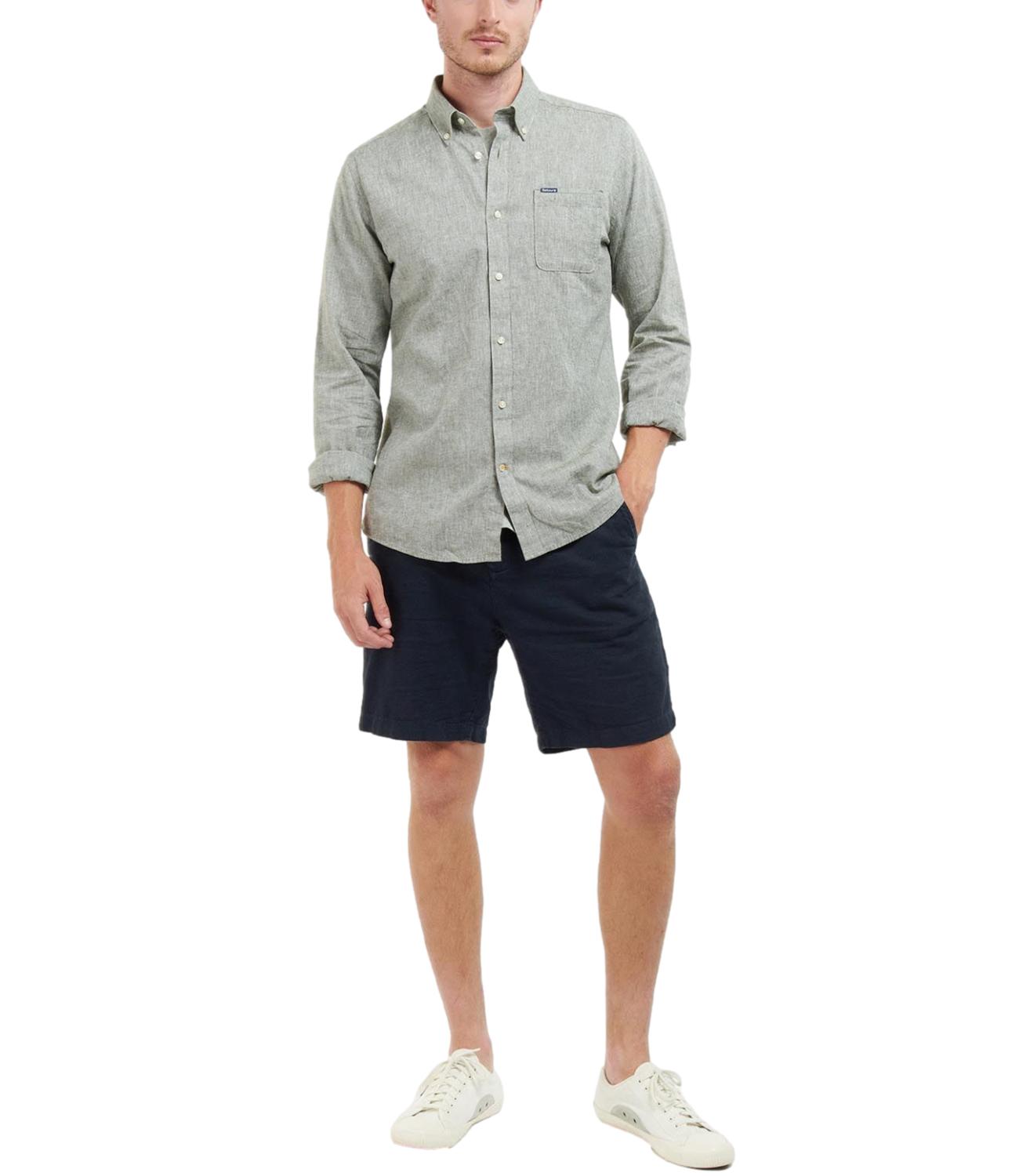 camicia salvia uomo