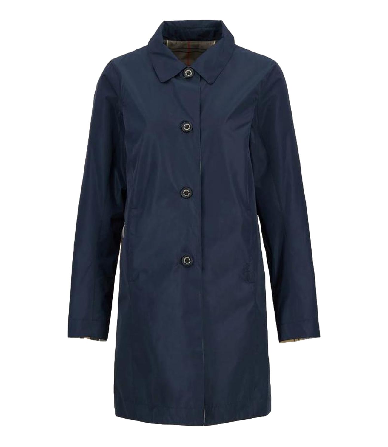 impermeabile donna blu