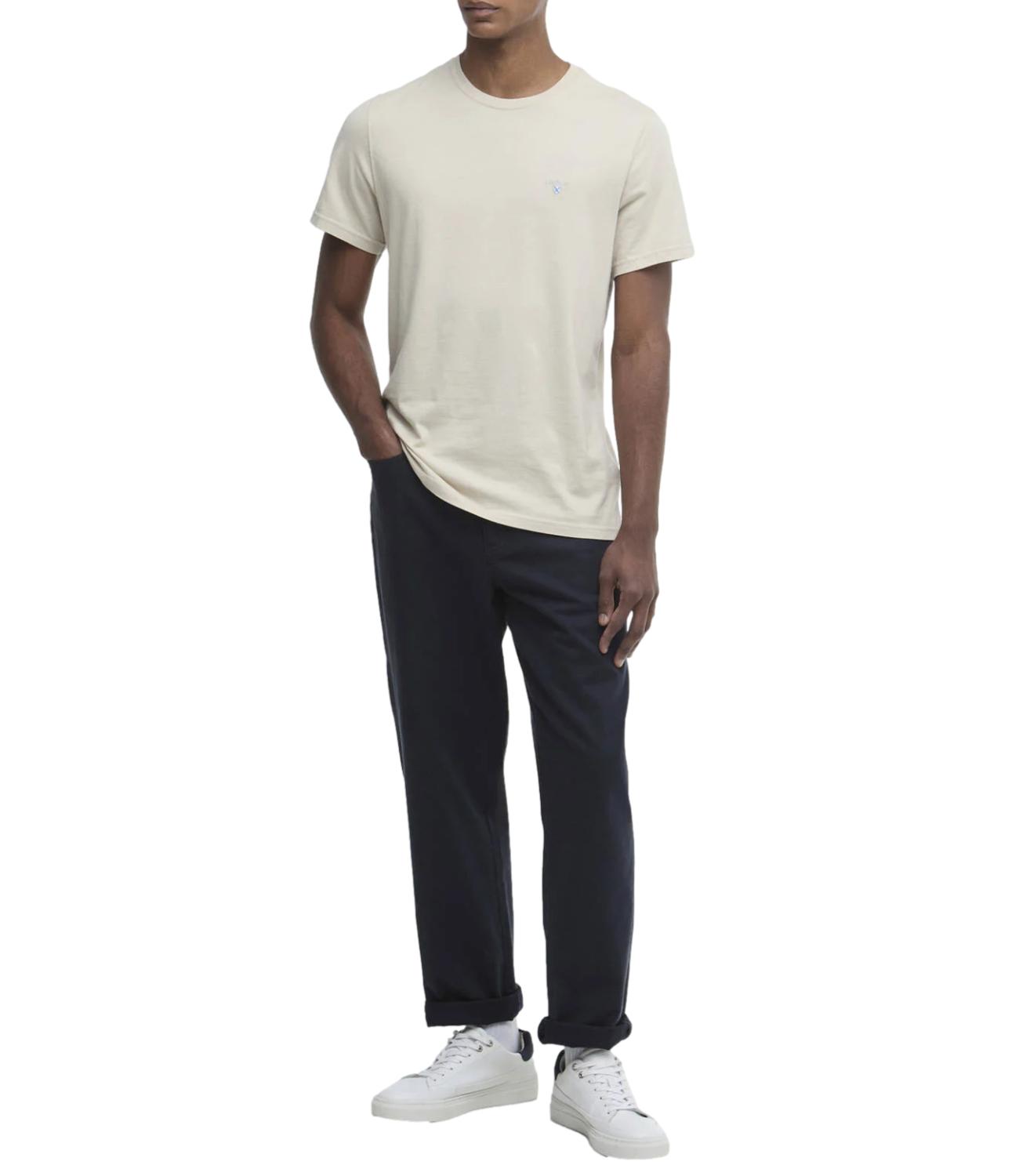 Pantalone beige cotone