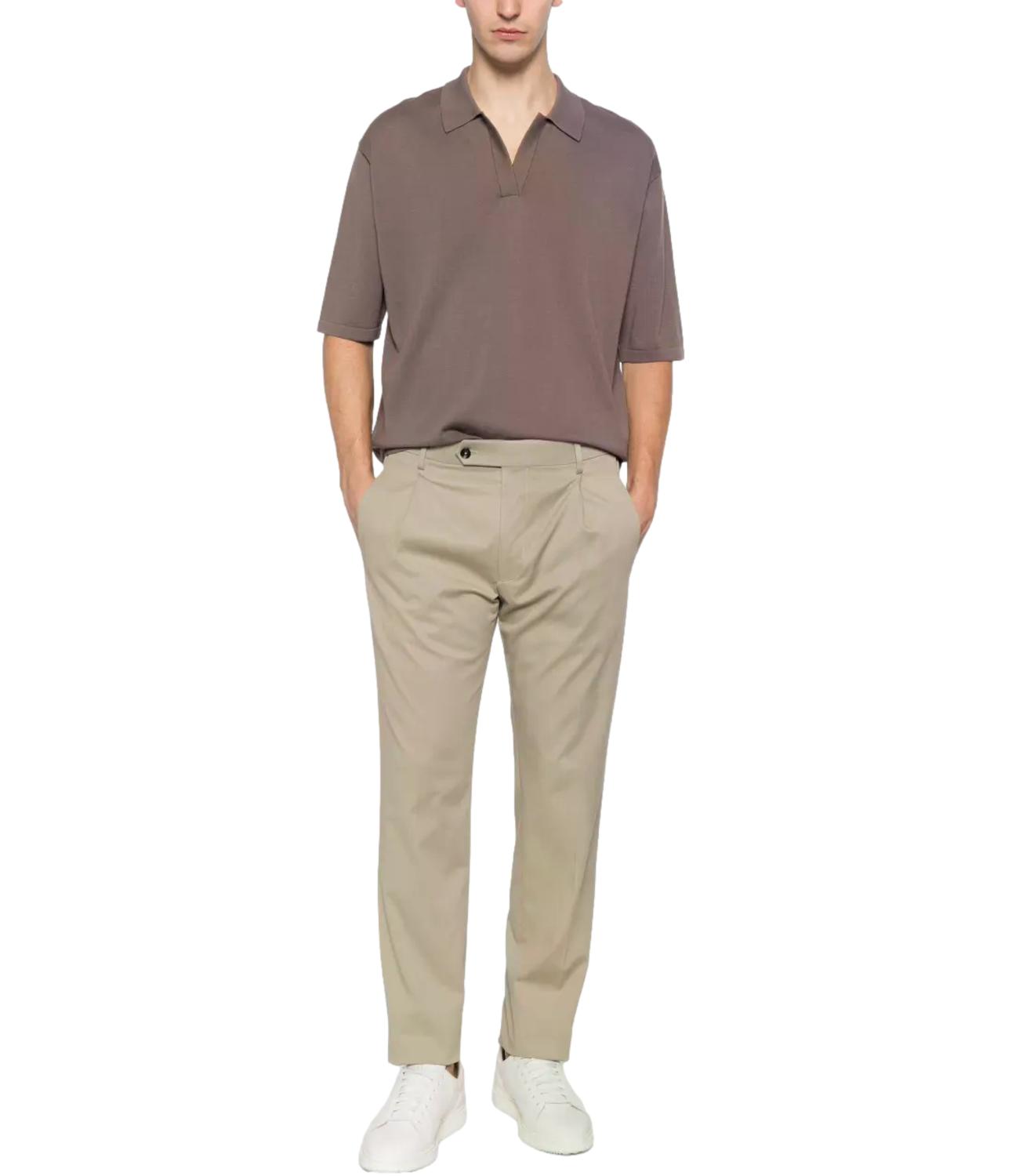 Pantalone Berwich PU19RETROCRASOSILK Uomo - Chalk