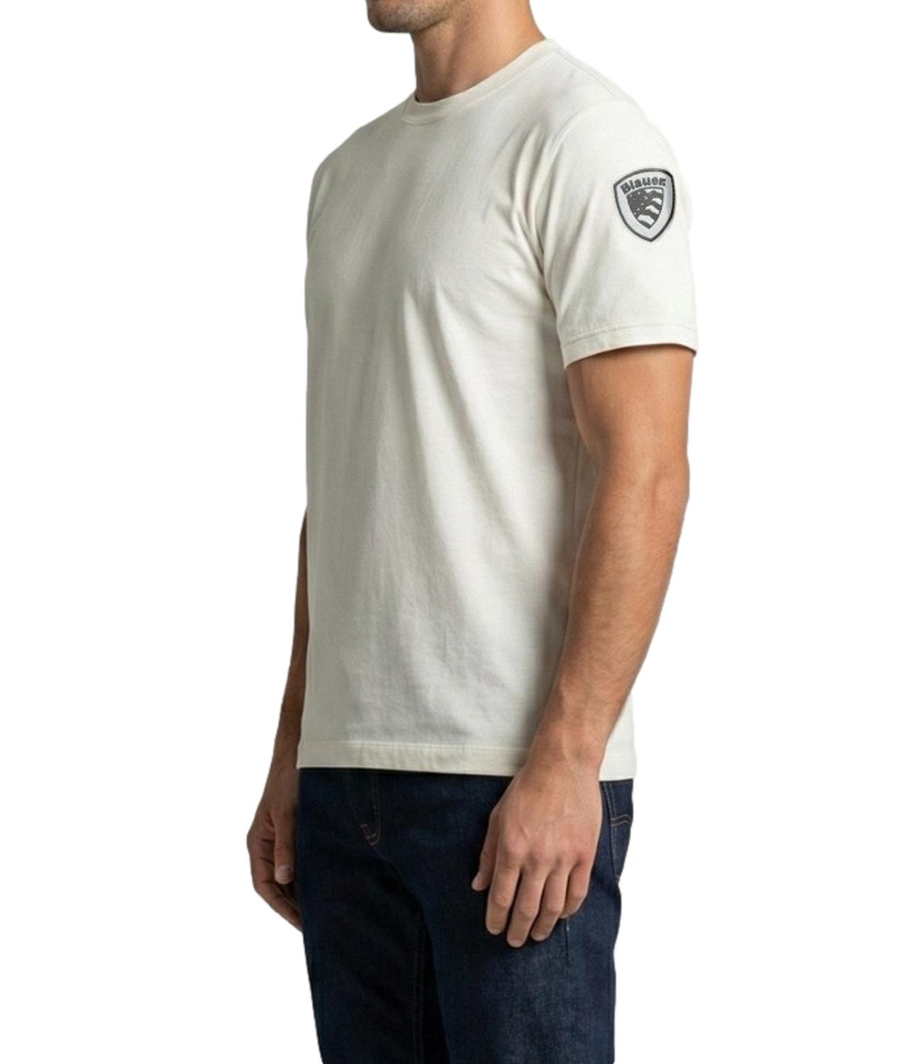 Blauer T-shirt Hanson Bianco Neve Uomo