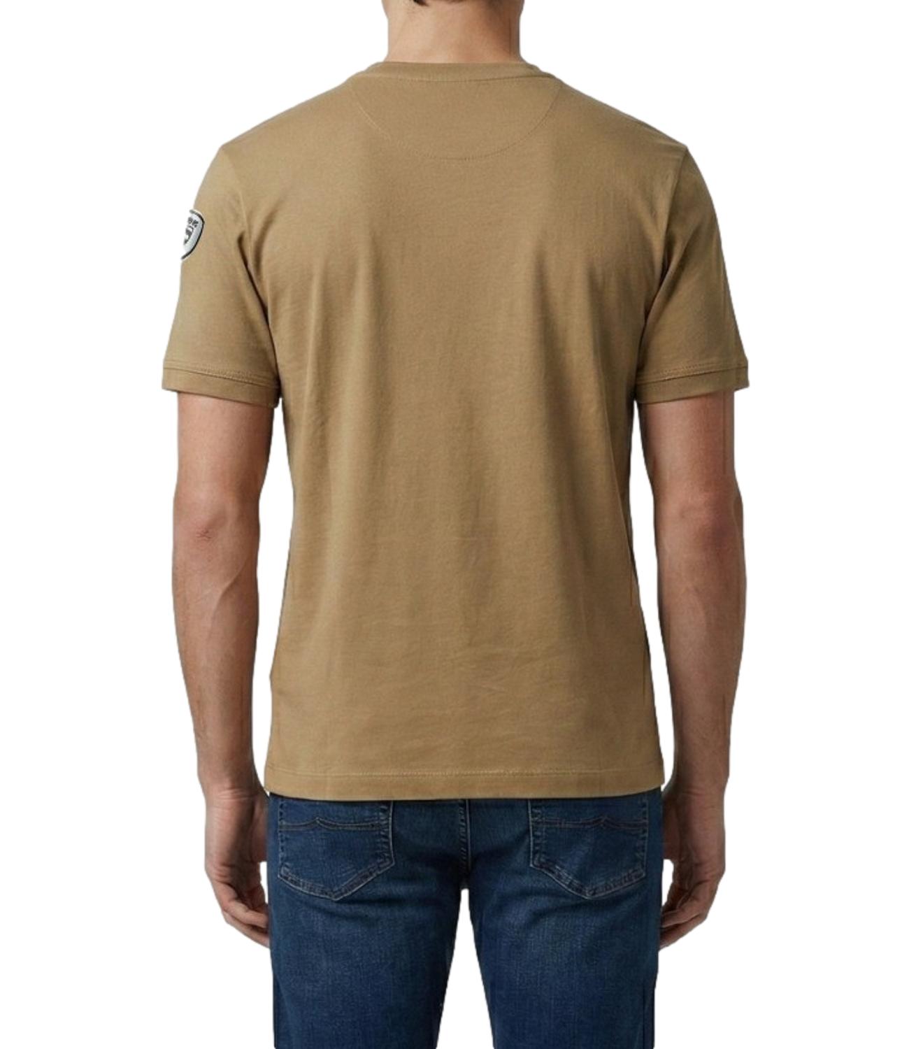 Blauer T-shirt Hanson Nocciola Uomo