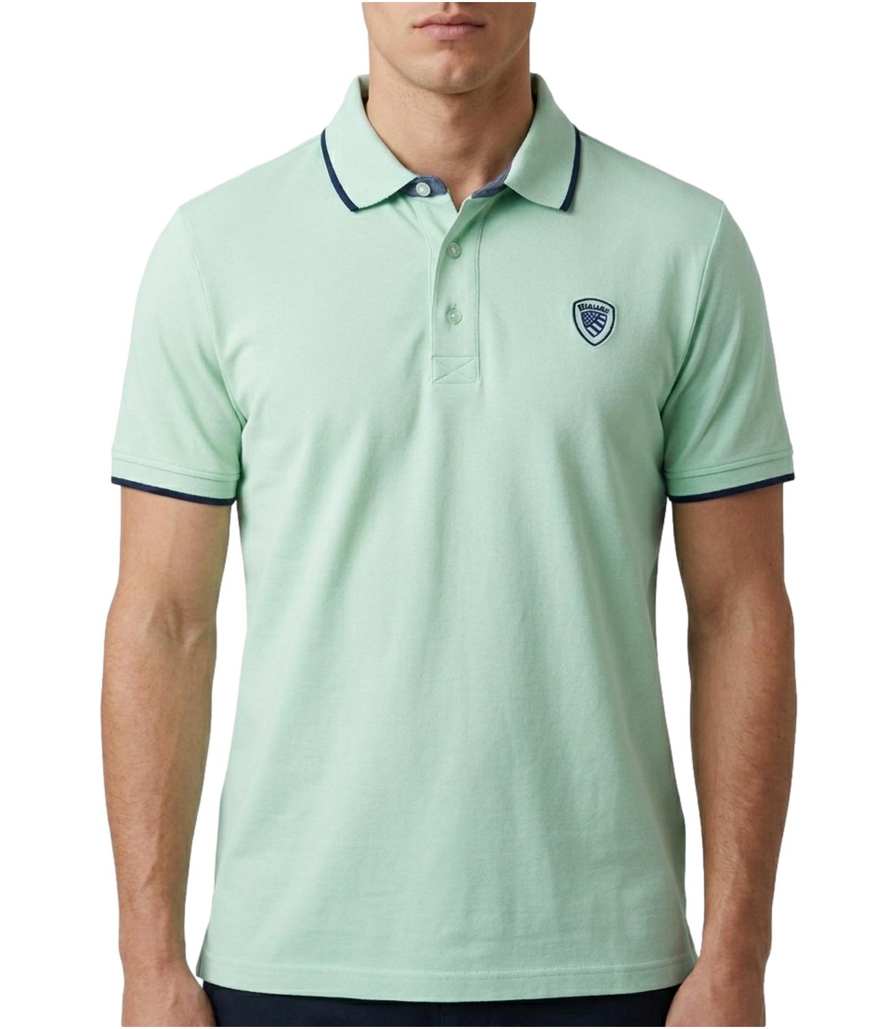 Polo Blauer 26SBLUT02288-007479 Uomo - Green 601