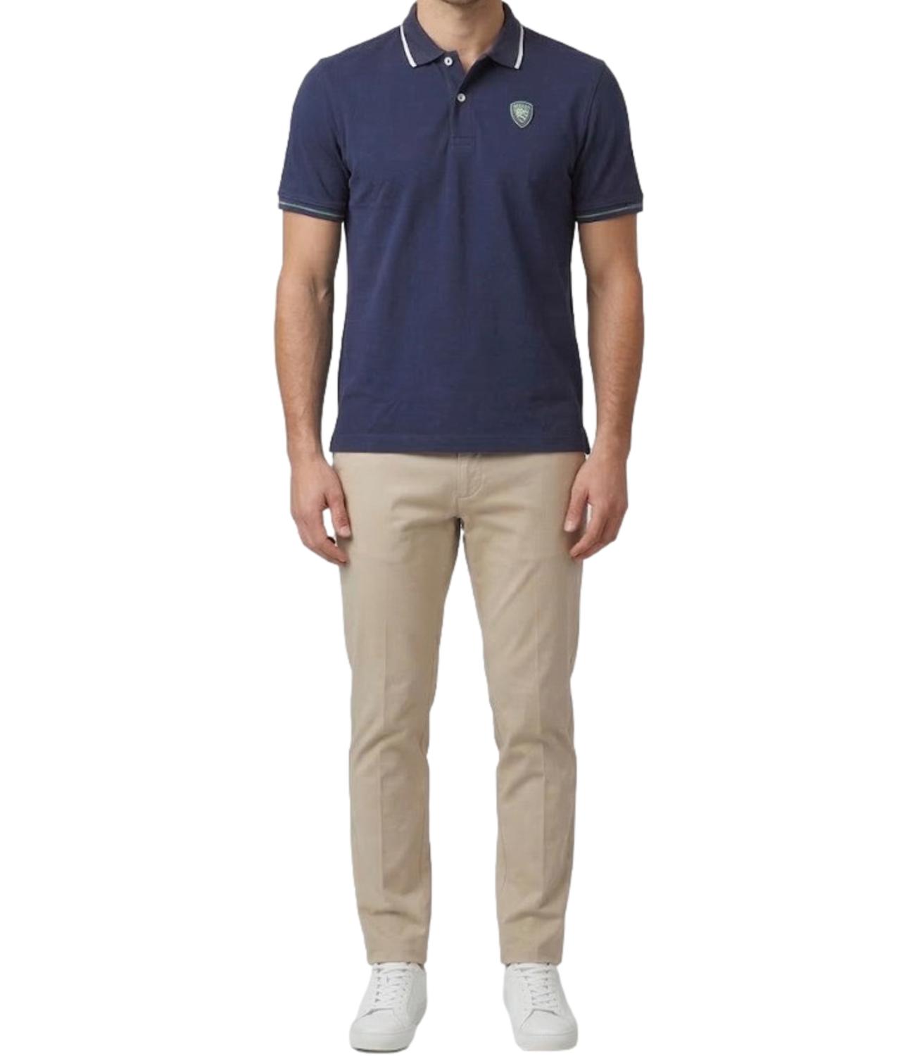 Polo Blauer 26SBLUT02296-006801 Uomo - Blu