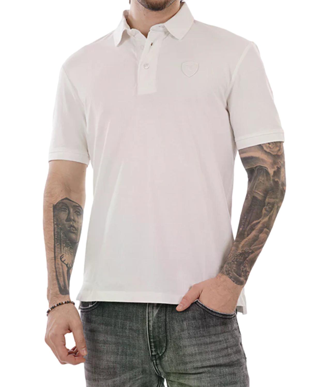 Polo Blauer 26SBLUT02298-007440 Uomo - Bianca