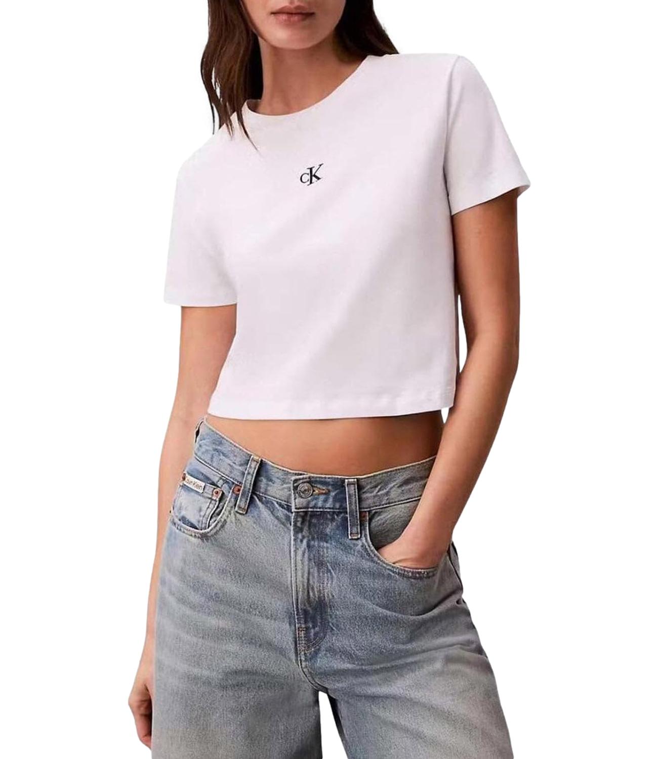T-Shirt Calvin Klein LV047AB213 Donna - Yaf Bright White