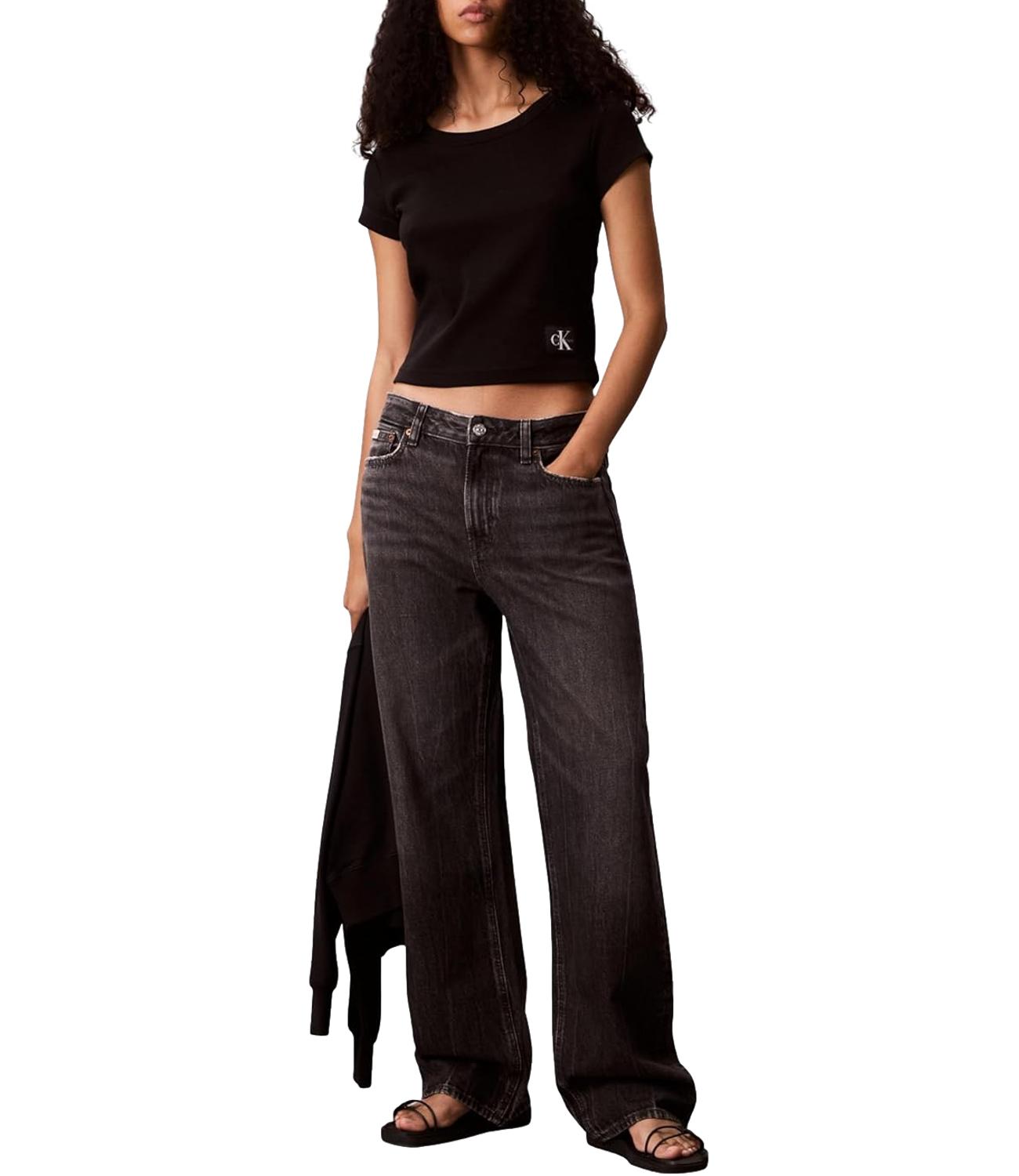T-Shirt Calvin Klein LV047C200G Donna - Black