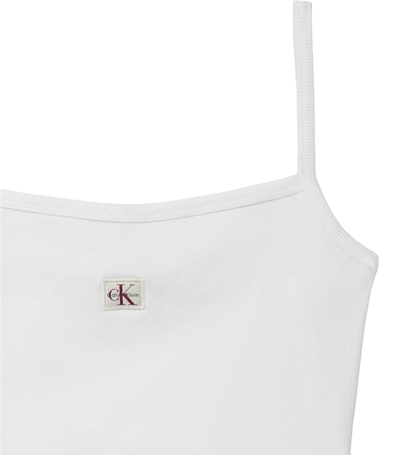 Canotta Calvin Klein LV047F221G Donna - Yaf Bright White