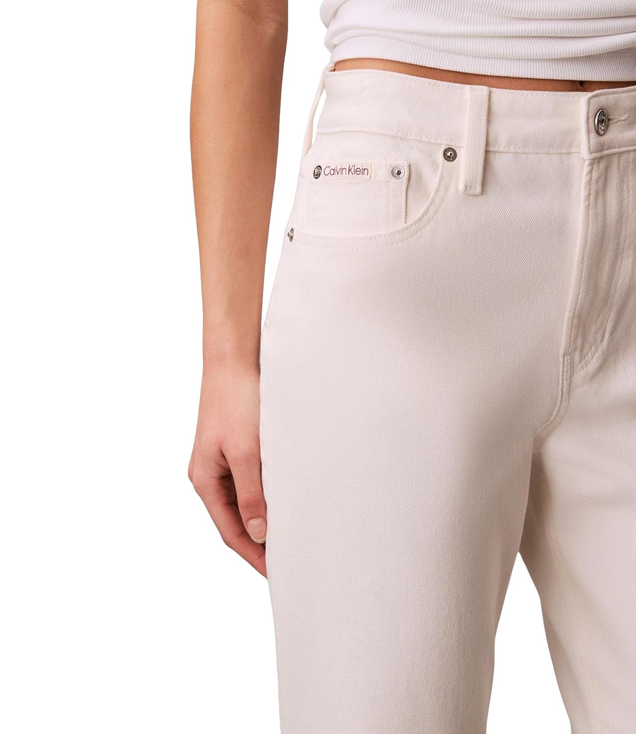 Jeans Calvin Klein LV047F712G Donna - Asn Chalk White