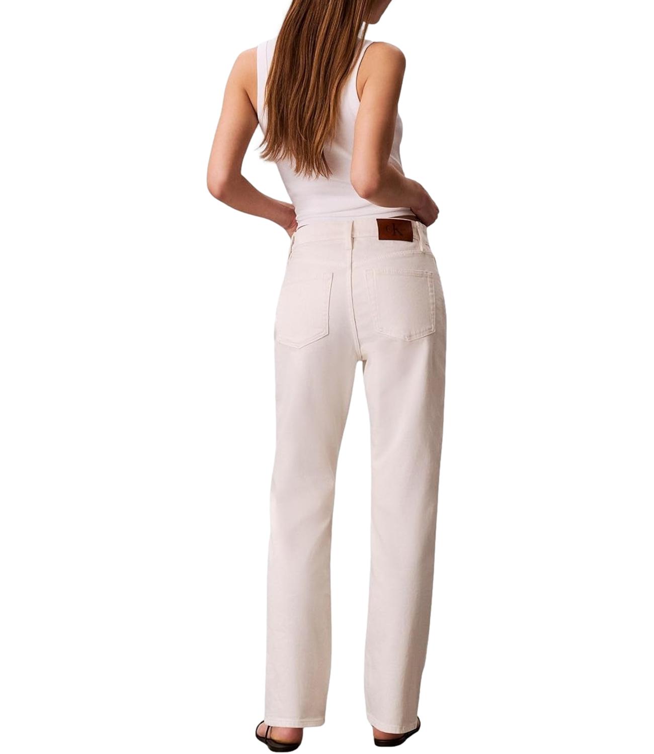 Jeans Calvin Klein LV047F712G Donna - Asn Chalk White